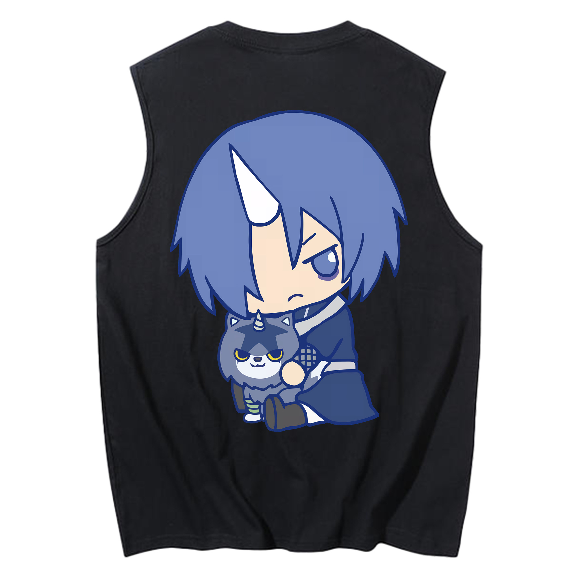 （画像用） 転スラ Regarding Reincarnated to Slime コットン100％タンクトップ（背面プリント）