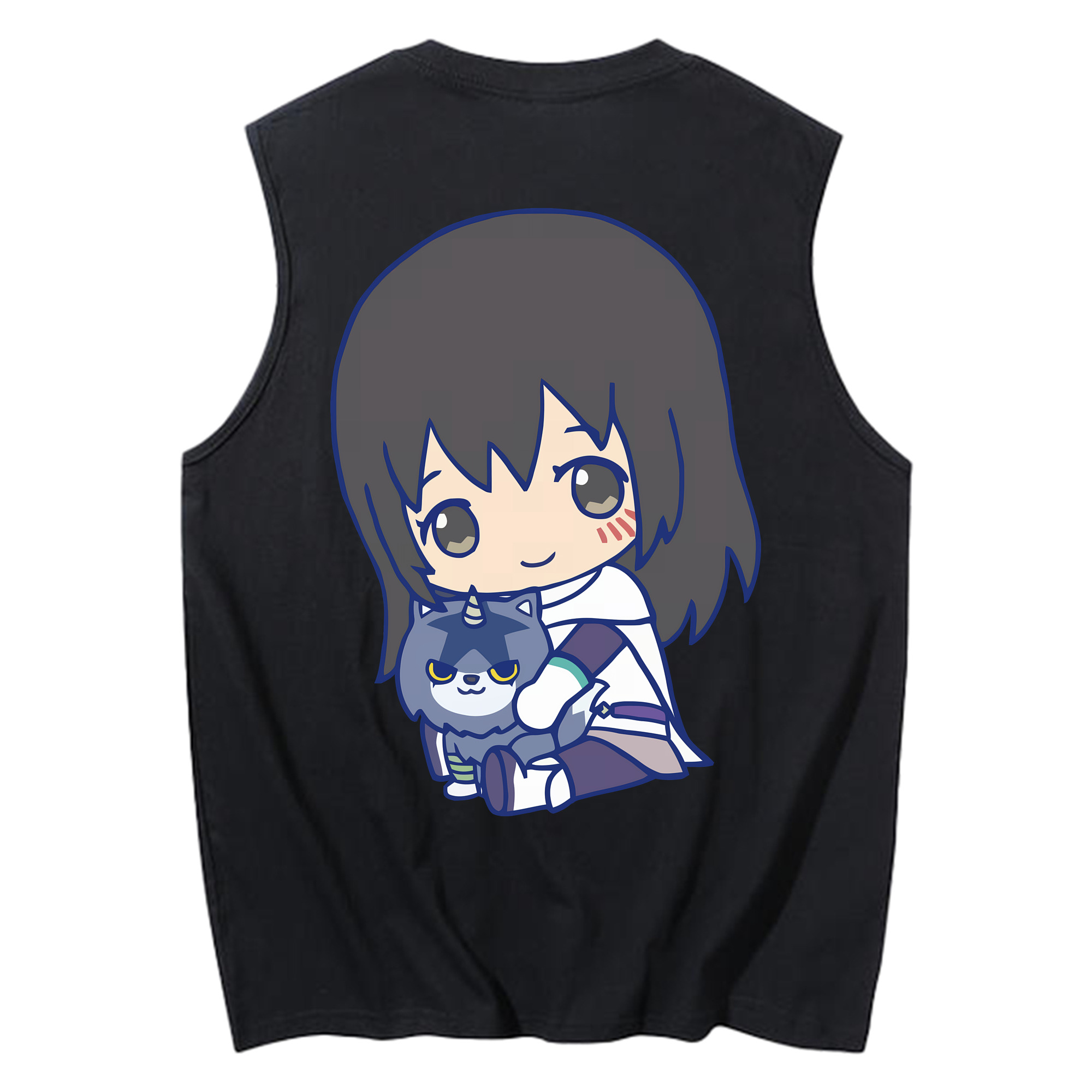 （画像用） 転スラ Regarding Reincarnated to Slime コットン100％タンクトップ（背面プリント）