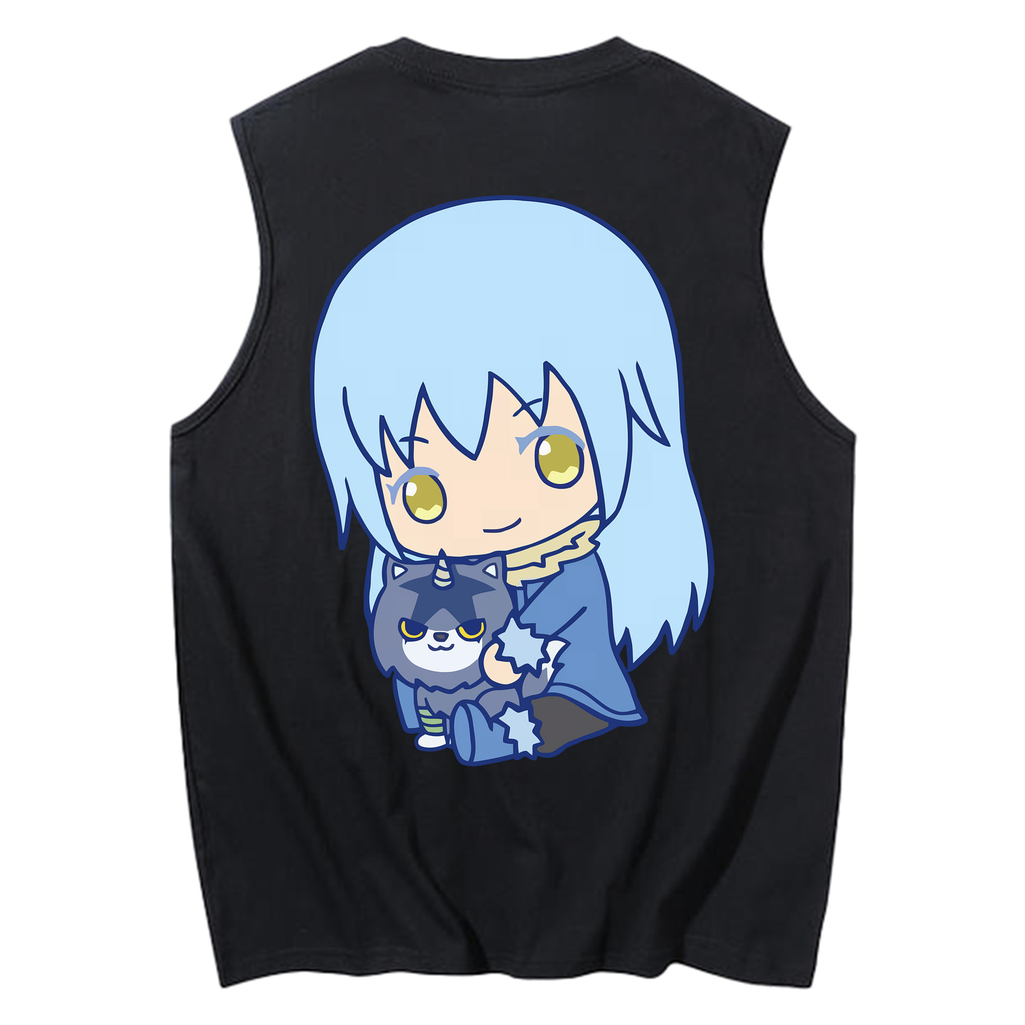 （画像用） 転スラ Regarding Reincarnated to Slime コットン100％タンクトップ（背面プリント）