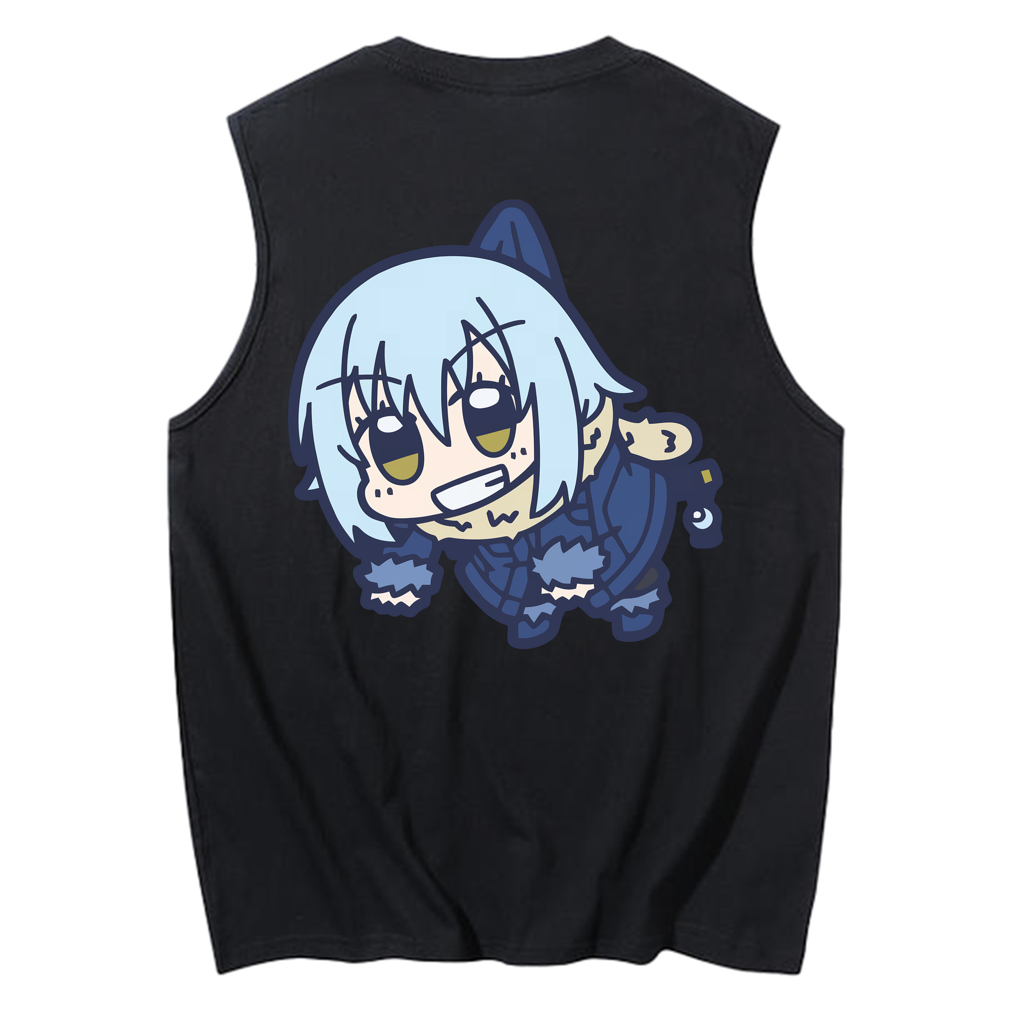 （画像用） 転スラ Regarding Reincarnated to Slime コットン100％タンクトップ（背面プリント）