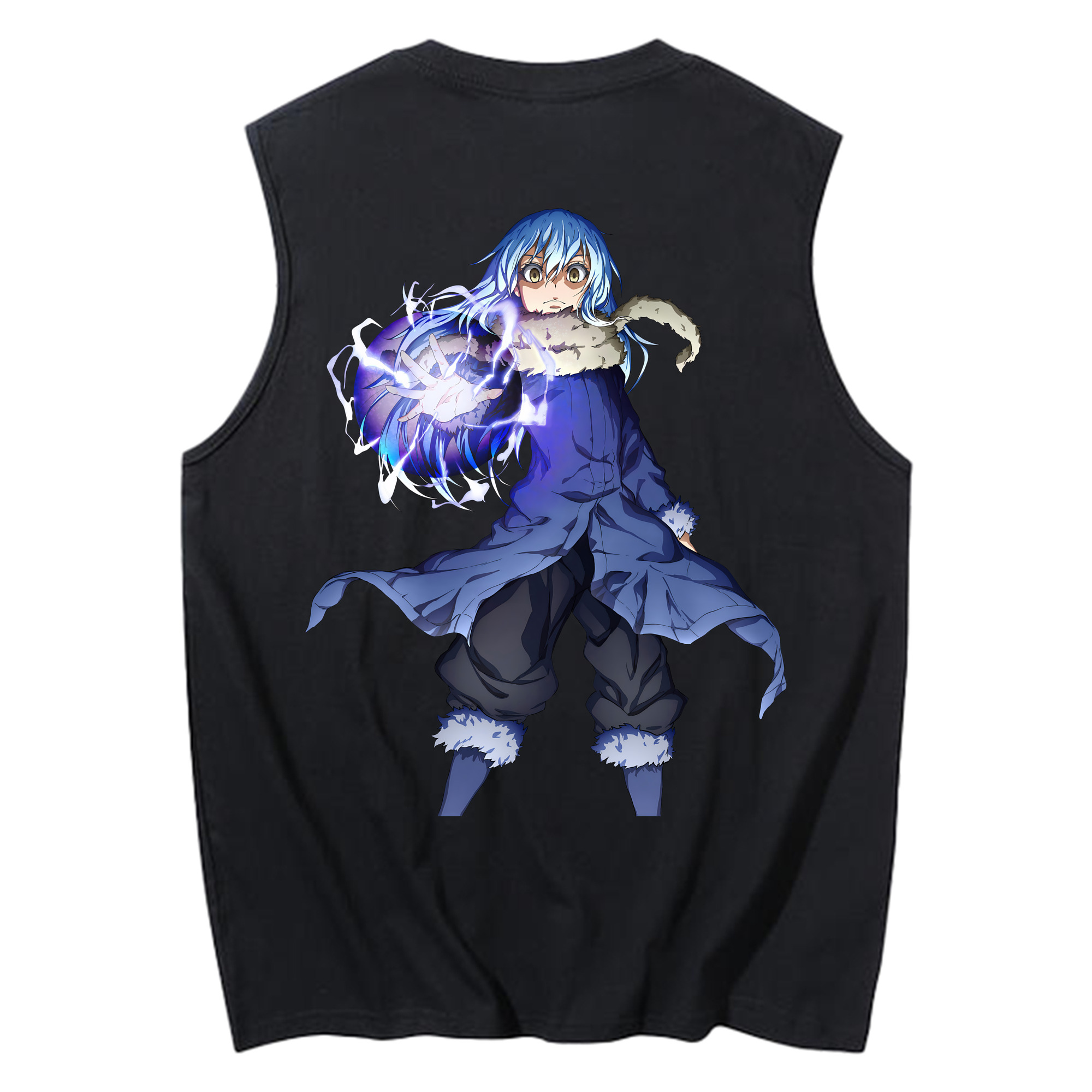 （画像用） 転スラ Regarding Reincarnated to Slime コットン100％タンクトップ（背面プリント）