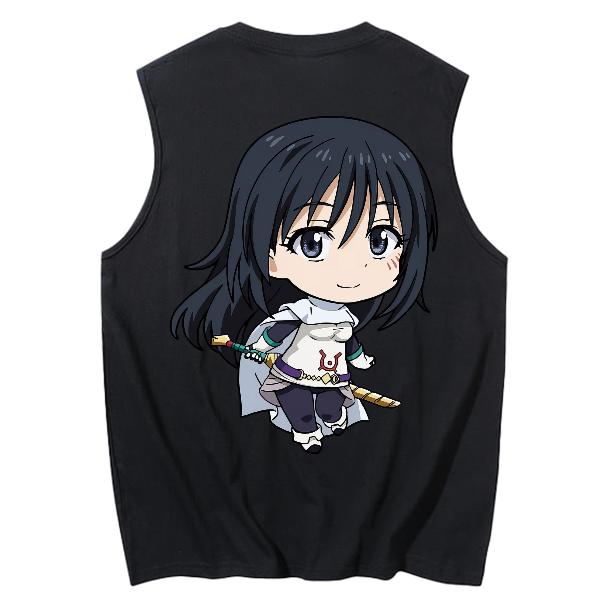 （画像用） 転スラ Regarding Reincarnated to Slime コットン100％タンクトップ（背面プリント）