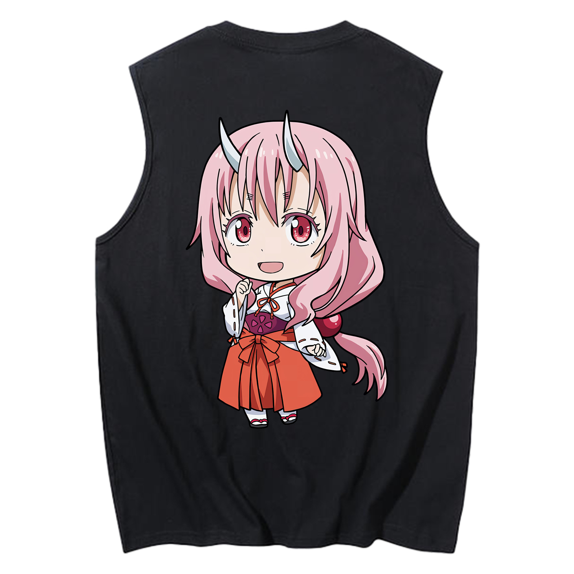 （画像用） 転スラ Regarding Reincarnated to Slime コットン100％タンクトップ（背面プリント）