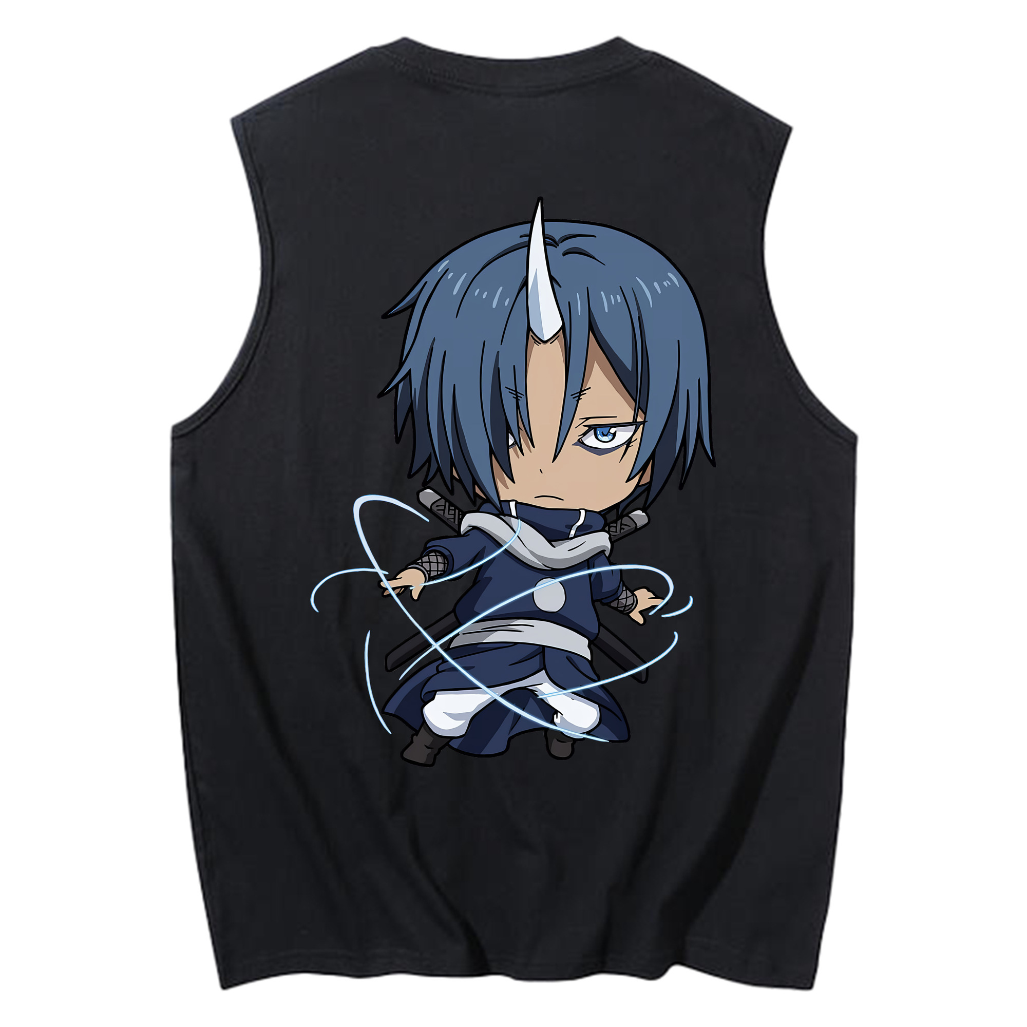 （画像用） 転スラ Regarding Reincarnated to Slime コットン100％タンクトップ（背面プリント）