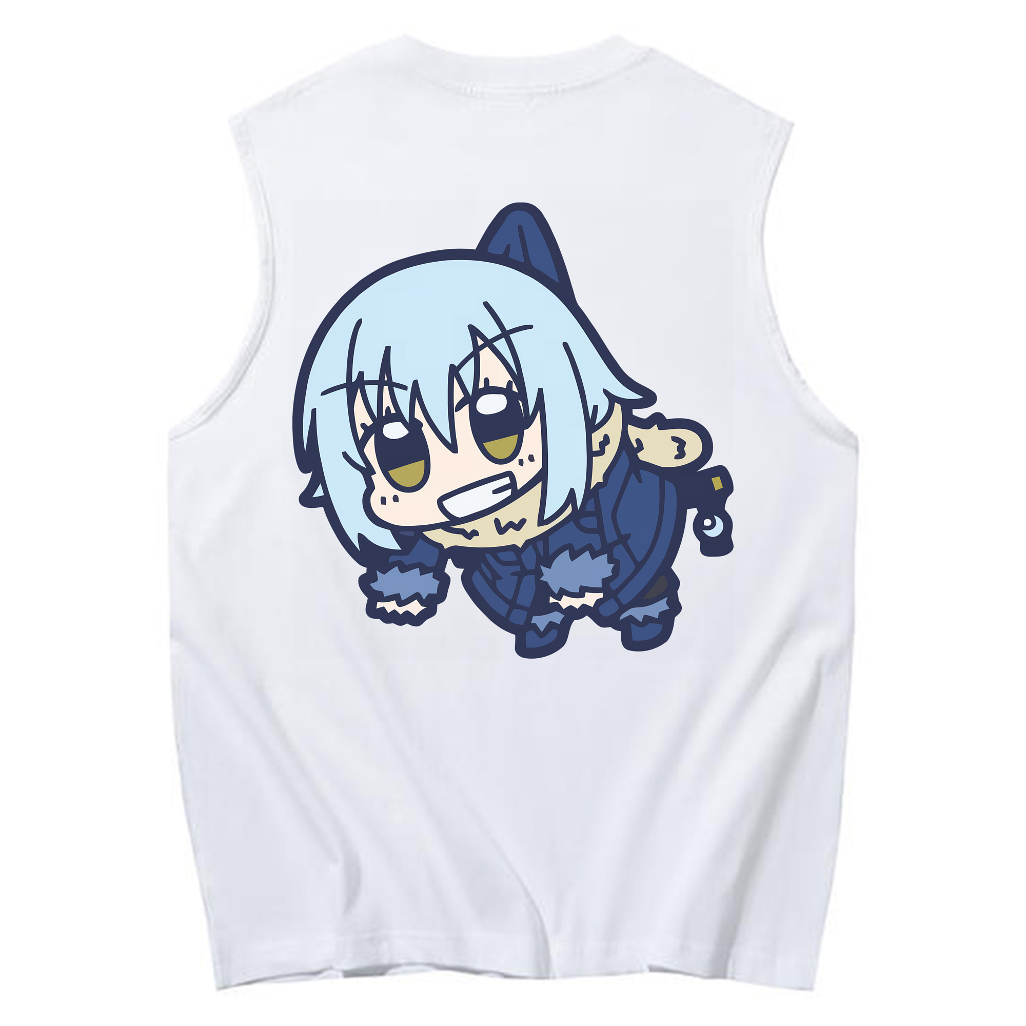 （画像用） 転スラ Regarding Reincarnated to Slime コットン100％タンクトップ（背面プリント）