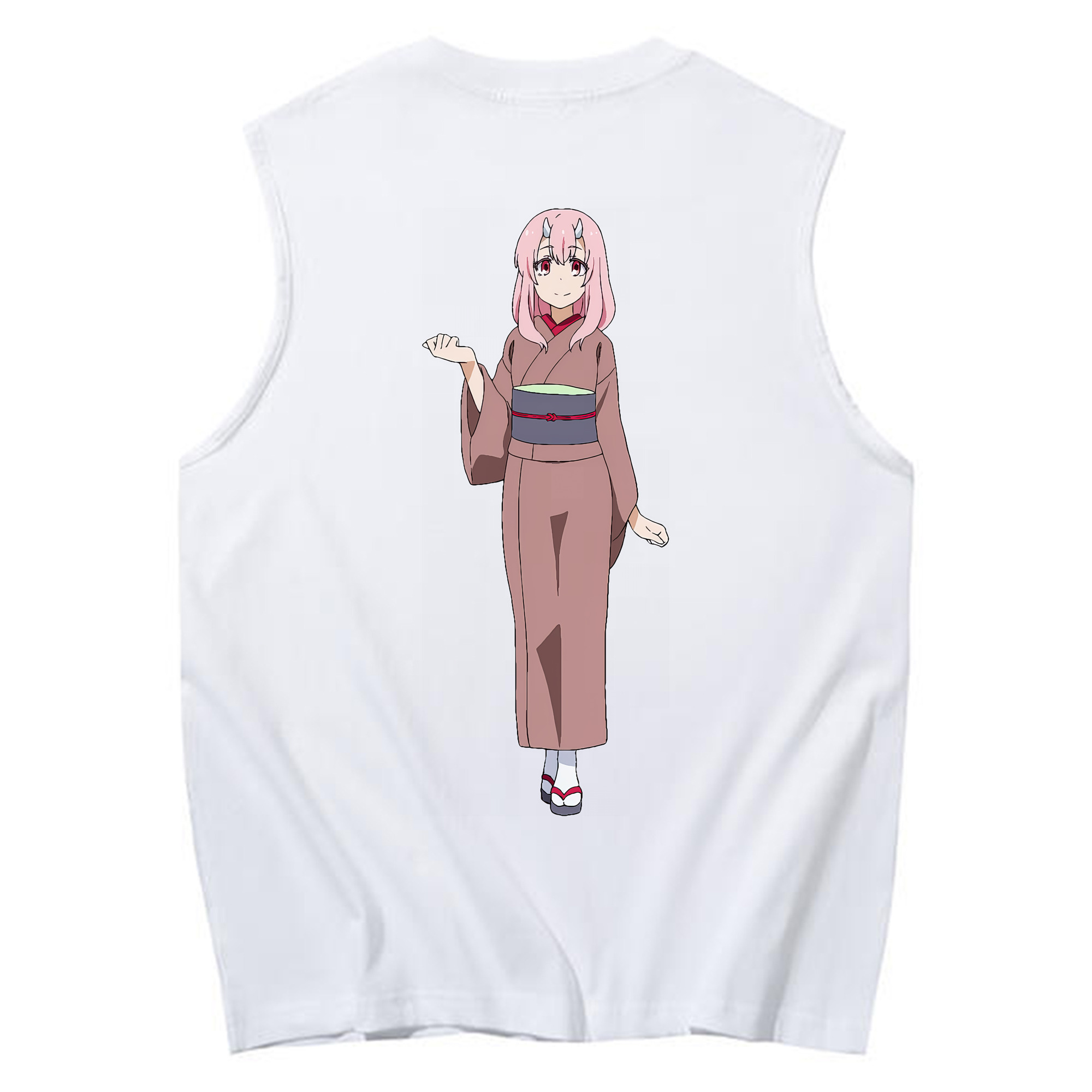 （画像用） 転スラ Regarding Reincarnated to Slime コットン100％タンクトップ（背面プリント）