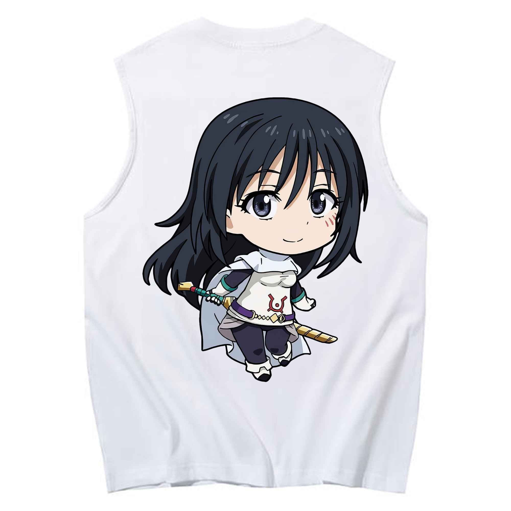 （画像用） 転スラ Regarding Reincarnated to Slime コットン100％タンクトップ（背面プリント）