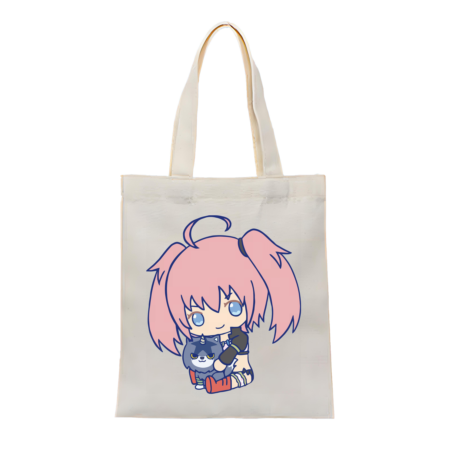 （画像用） 転スラ Regarding Reincarnated to Slime 縦型キャンバス生地手提げバッグ　トートバッグ