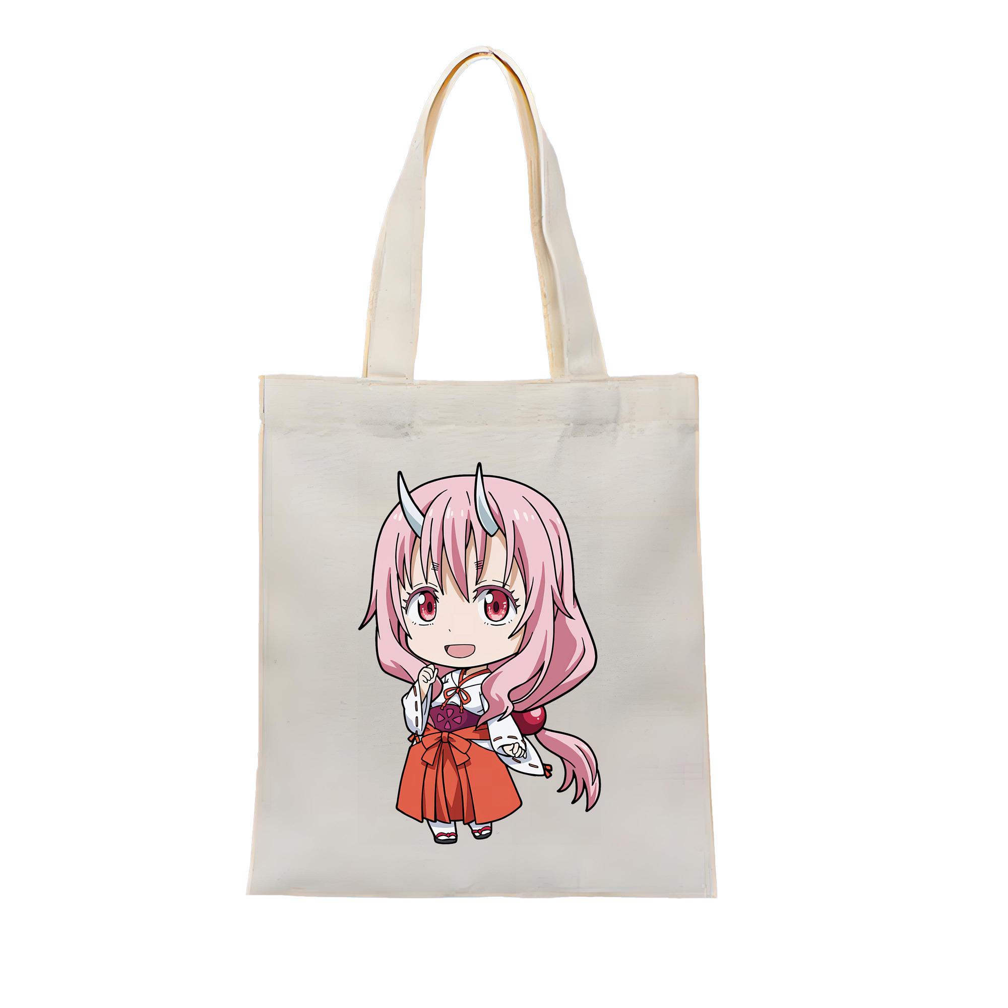 （画像用） 転スラ Regarding Reincarnated to Slime 縦型キャンバス生地手提げバッグ　トートバッグ