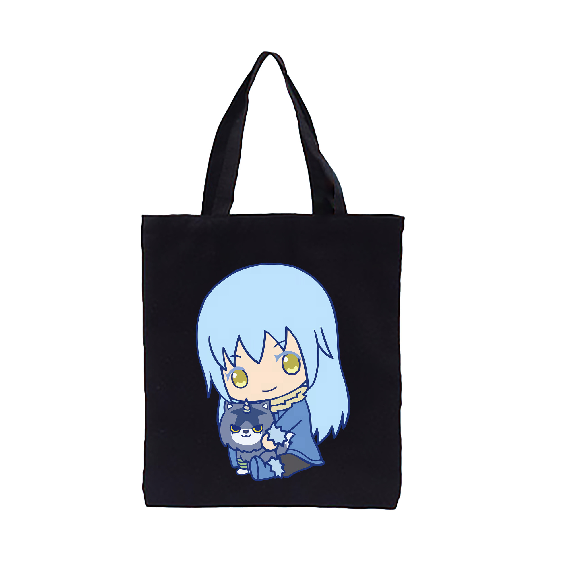 （画像用） 転スラ Regarding Reincarnated to Slime 縦型キャンバス生地手提げバッグ　トートバッグ