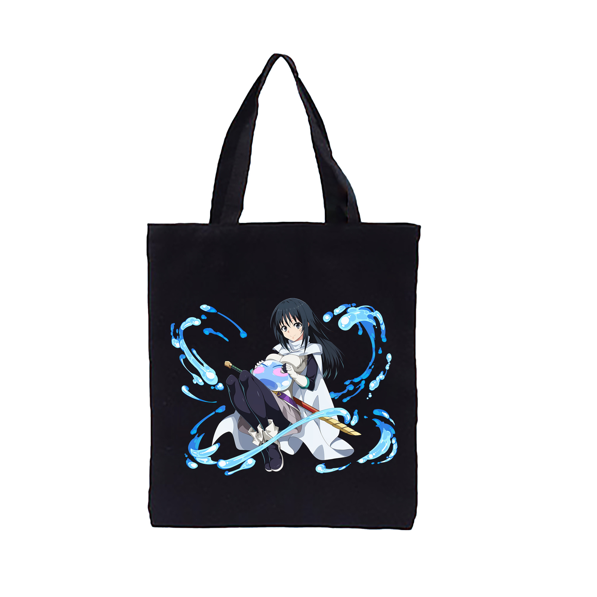 （画像用） 転スラ Regarding Reincarnated to Slime 縦型キャンバス生地手提げバッグ　トートバッグ
