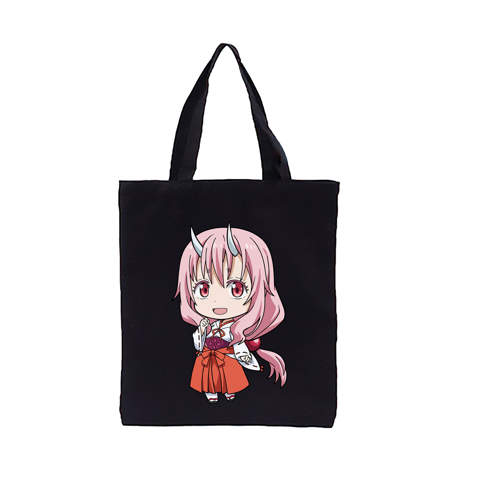 （画像用） 転スラ Regarding Reincarnated to Slime 縦型キャンバス生地手提げバッグ　トートバッグ