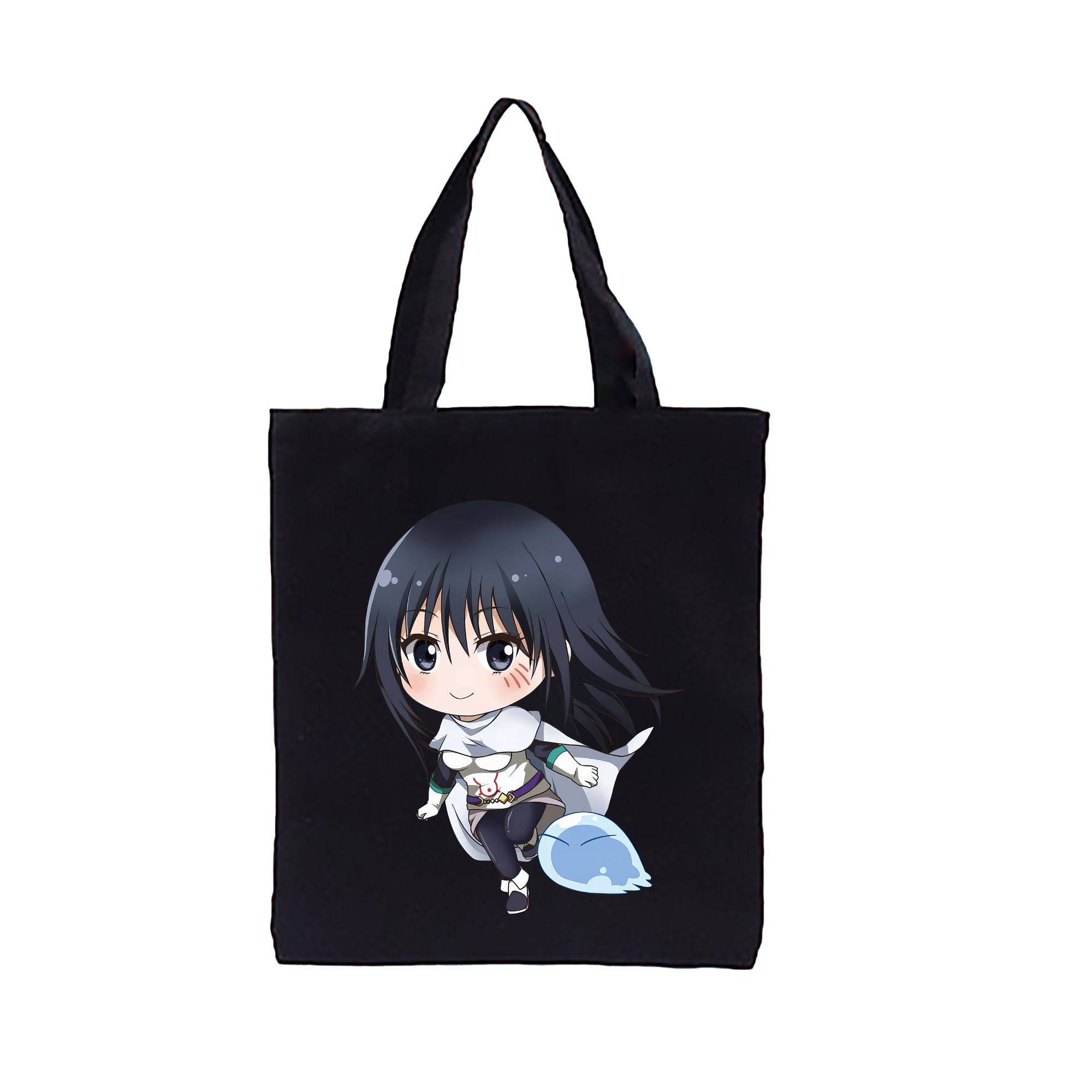 （画像用） 転スラ Regarding Reincarnated to Slime 縦型キャンバス生地手提げバッグ　トートバッグ