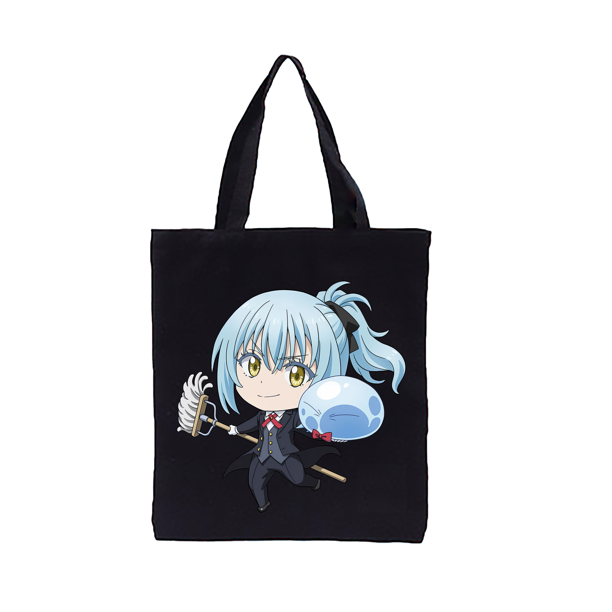 （画像用） 転スラ Regarding Reincarnated to Slime 縦型キャンバス生地手提げバッグ　トートバッグ