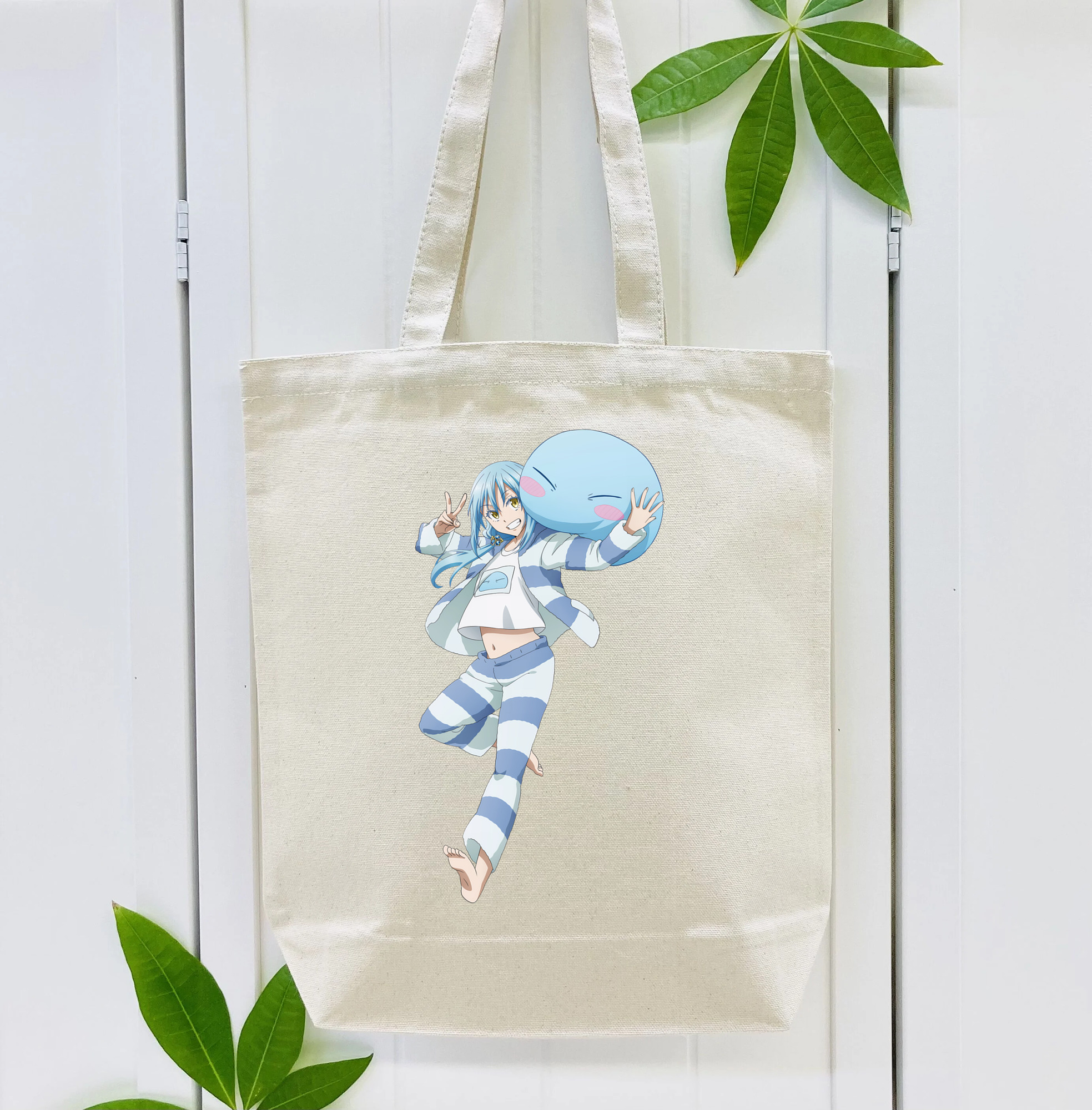 転スラ Regarding Reincarnated to Slime 縦型キャンバス生地手提げバッグ　トートバッグ
