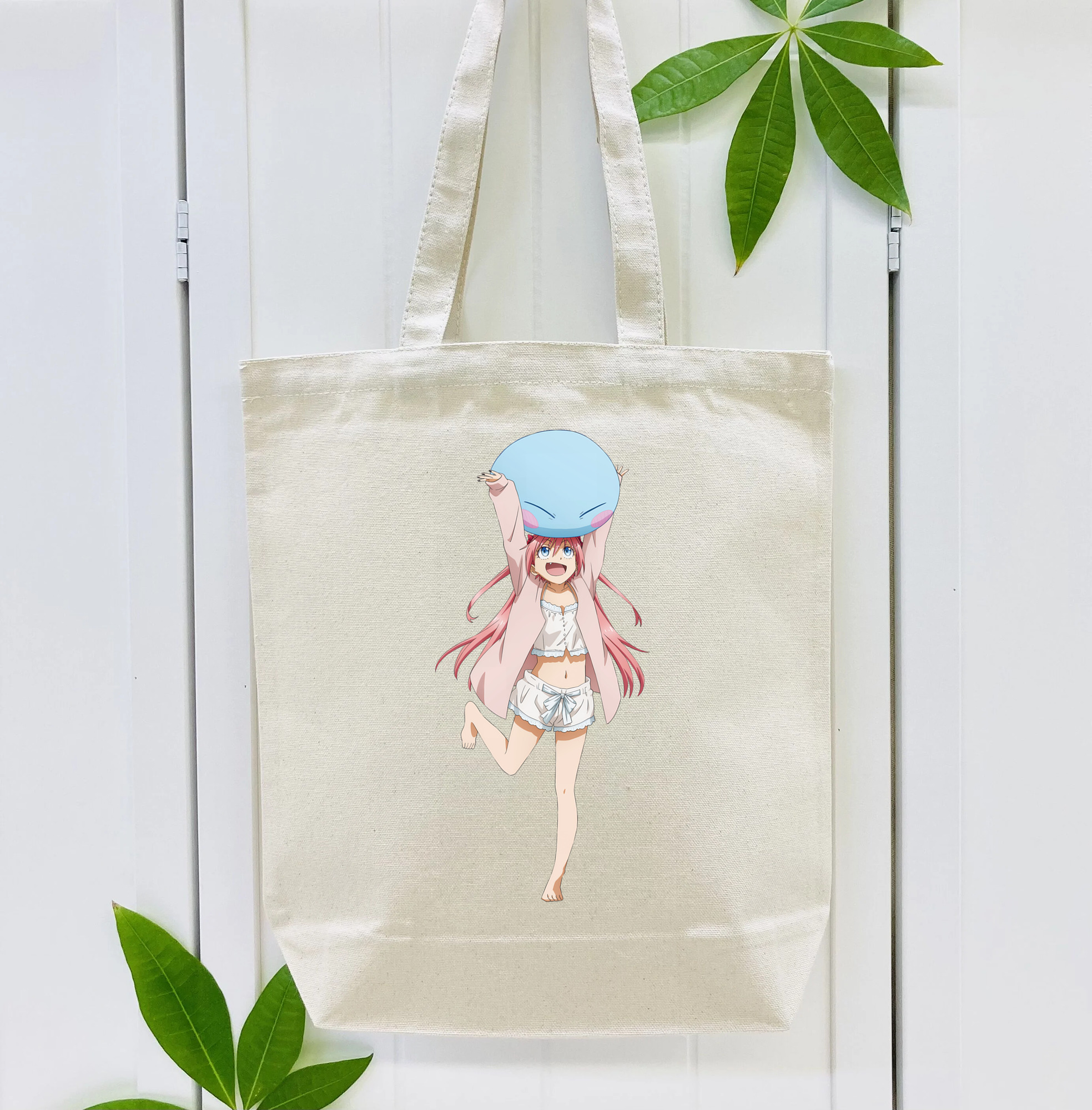 転スラ Regarding Reincarnated to Slime 縦型キャンバス生地手提げバッグ　トートバッグ
