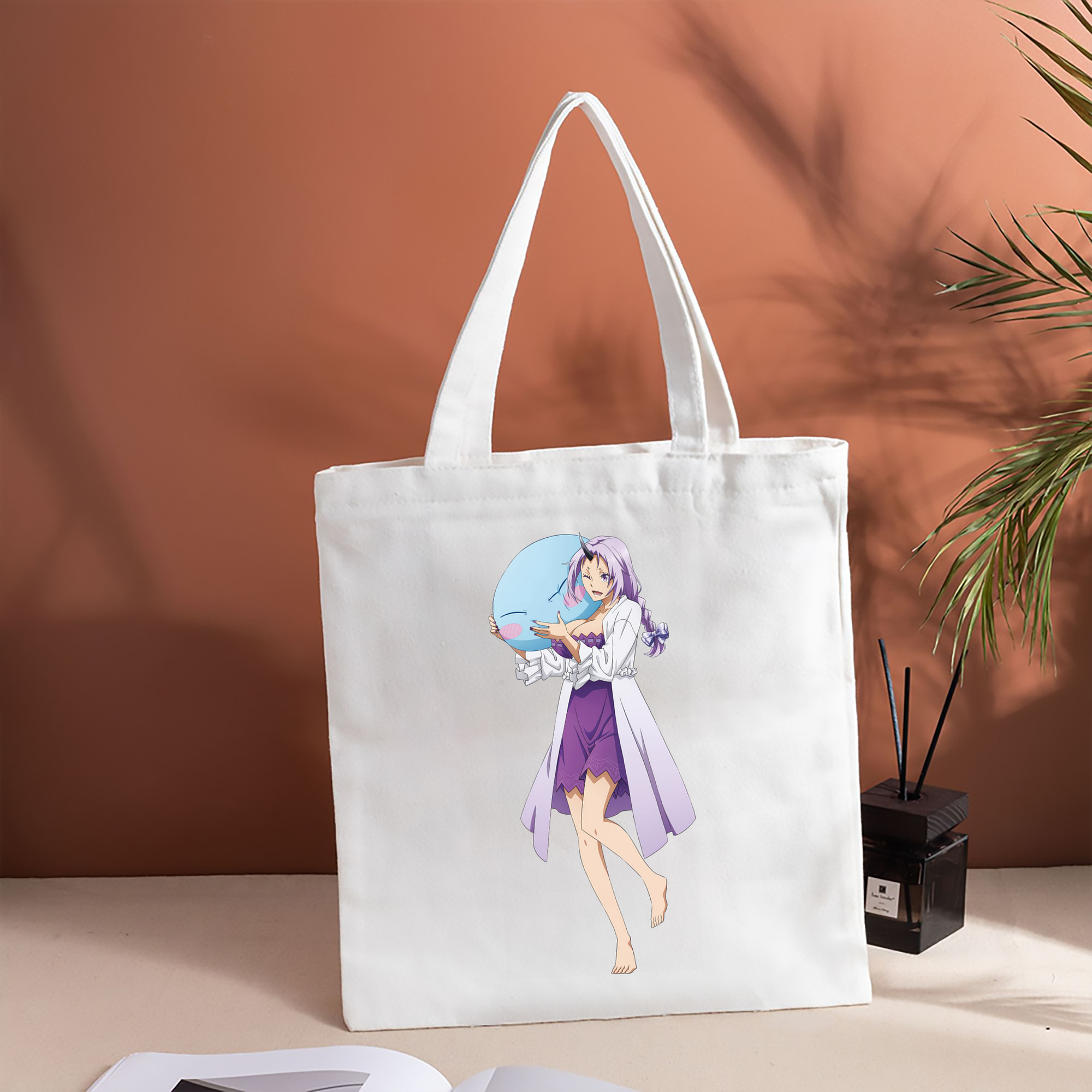 転スラ Regarding Reincarnated to Slime 縦型キャンバス生地手提げバッグ　トートバッグ