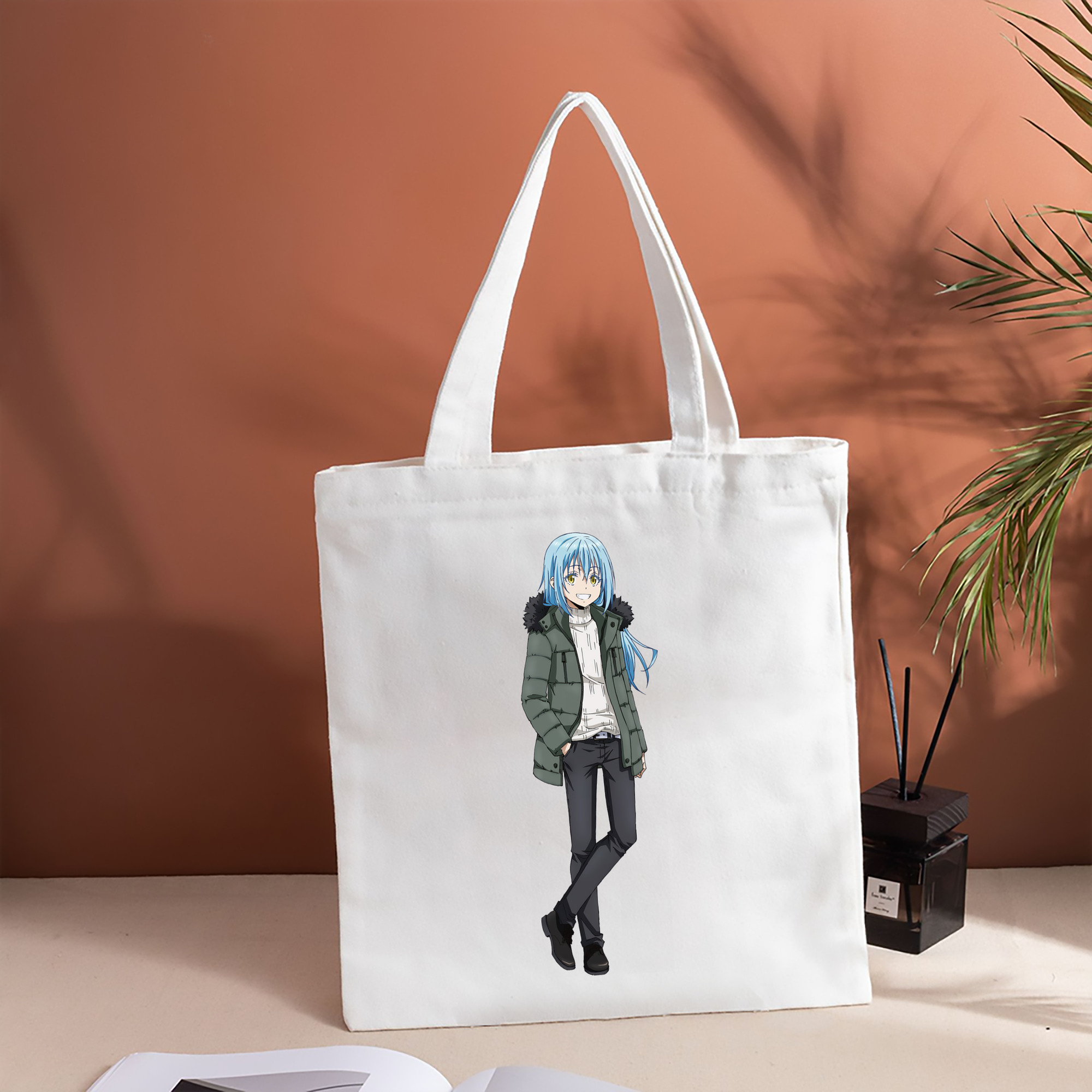 転スラ Regarding Reincarnated to Slime 縦型キャンバス生地手提げバッグ　トートバッグ