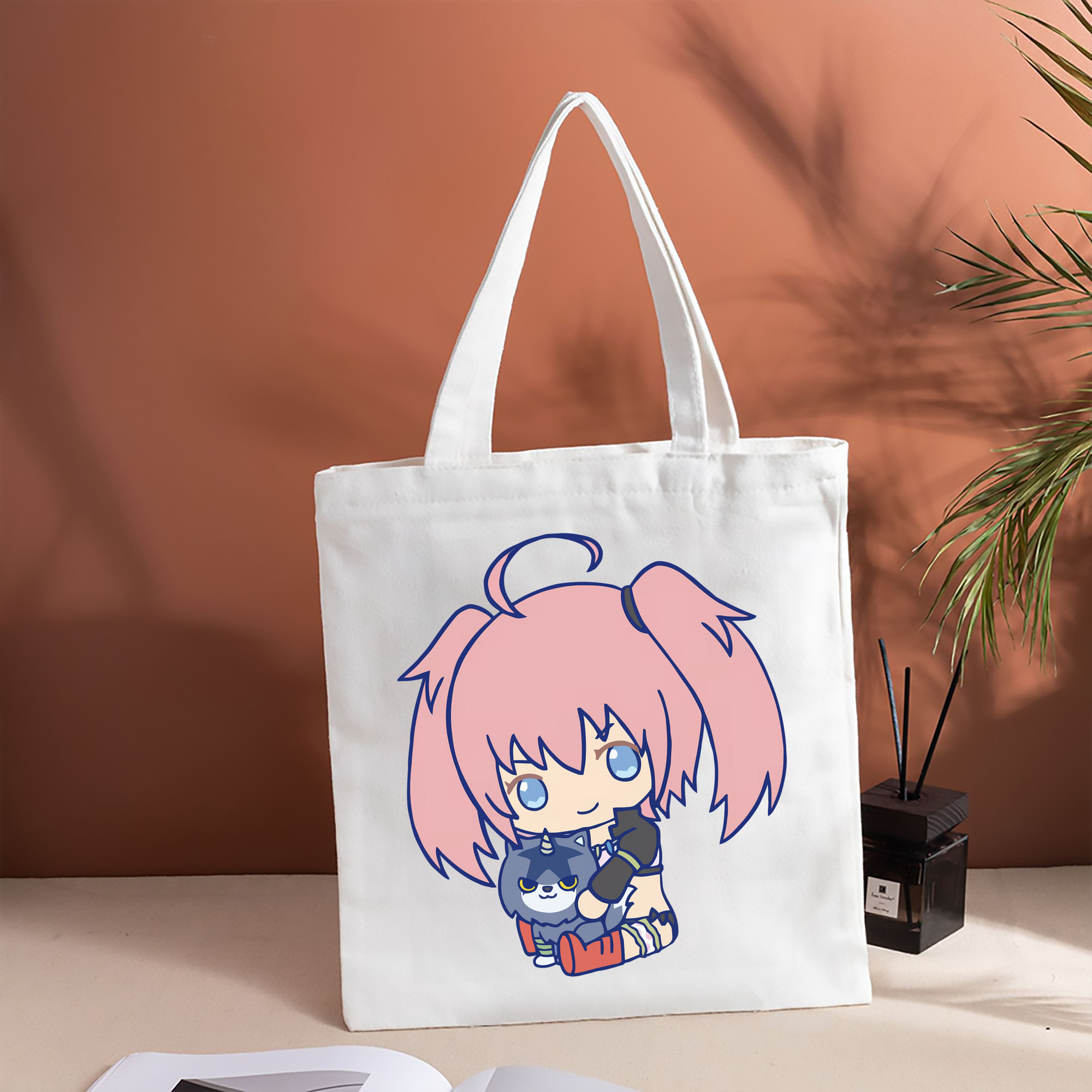 転スラ Regarding Reincarnated to Slime 縦型キャンバス生地手提げバッグ　トートバッグ