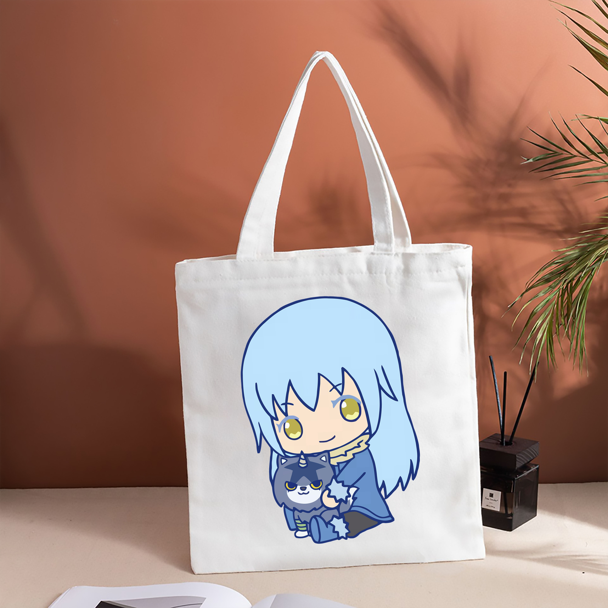 転スラ Regarding Reincarnated to Slime 縦型キャンバス生地手提げバッグ　トートバッグ
