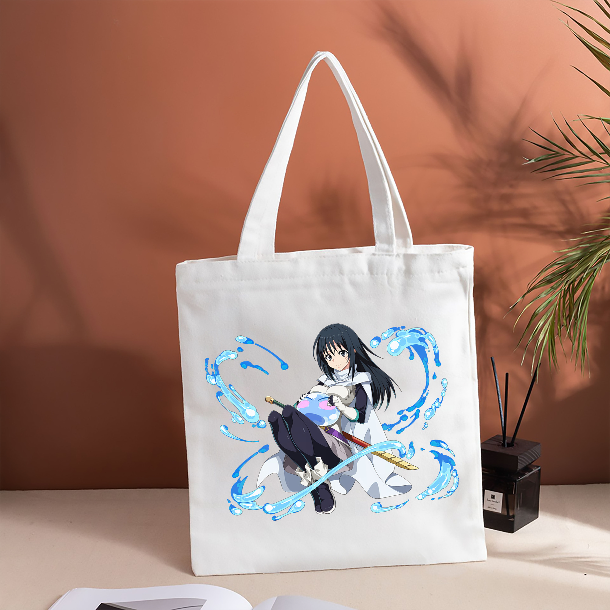 転スラ Regarding Reincarnated to Slime 縦型キャンバス生地手提げバッグ　トートバッグ