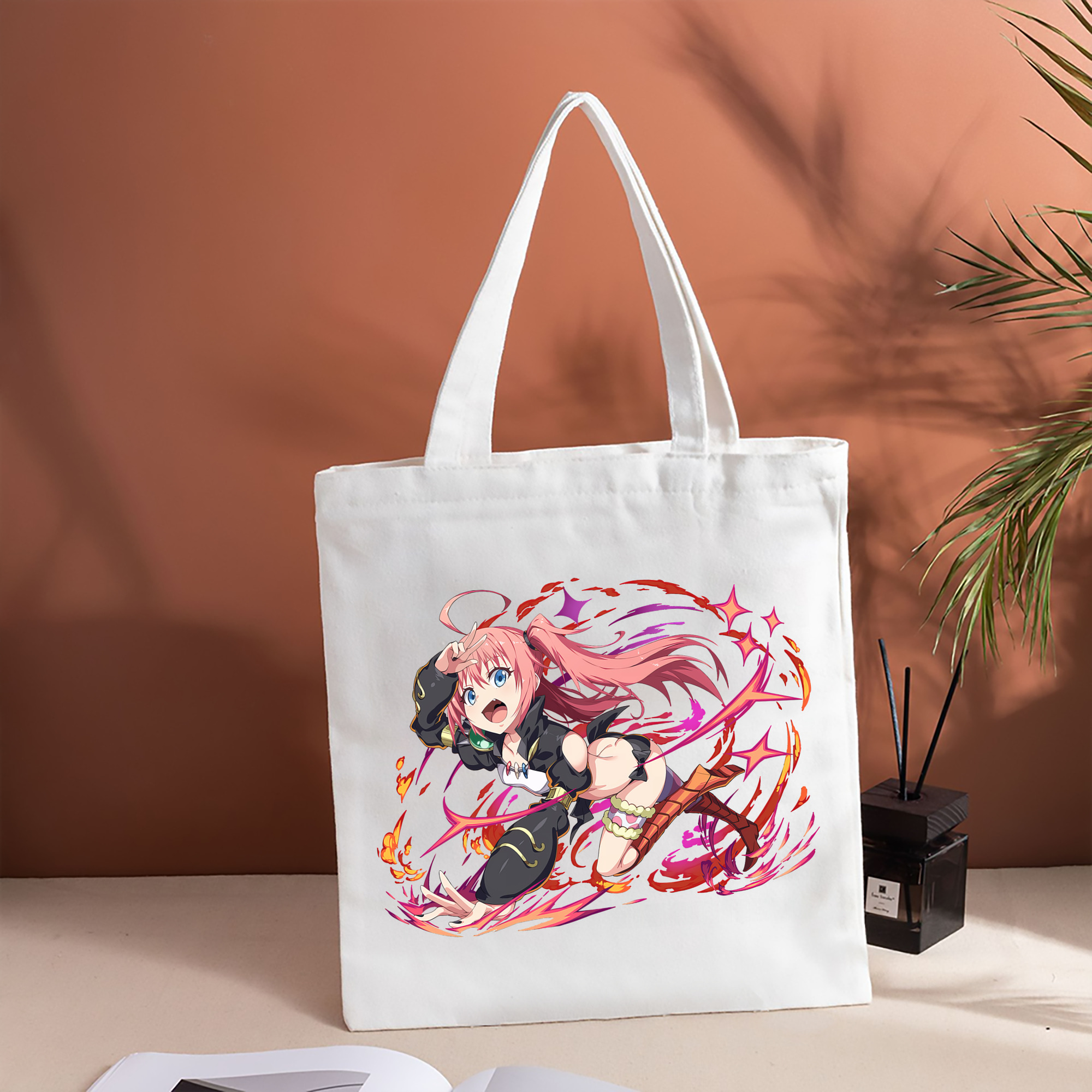 転スラ Regarding Reincarnated to Slime 縦型キャンバス生地手提げバッグ　トートバッグ