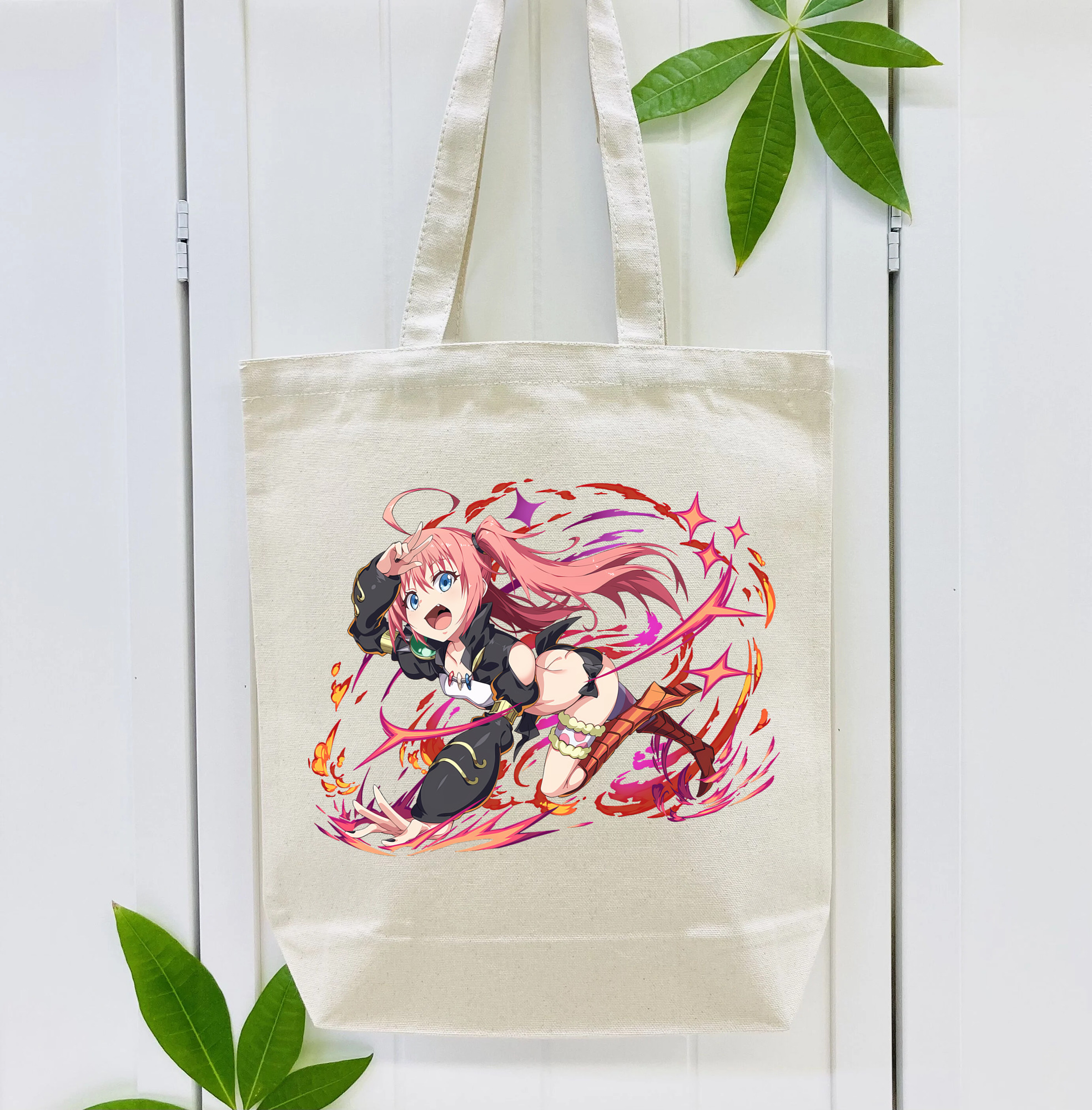 転スラ Regarding Reincarnated to Slime 縦型キャンバス生地手提げバッグ　トートバッグ