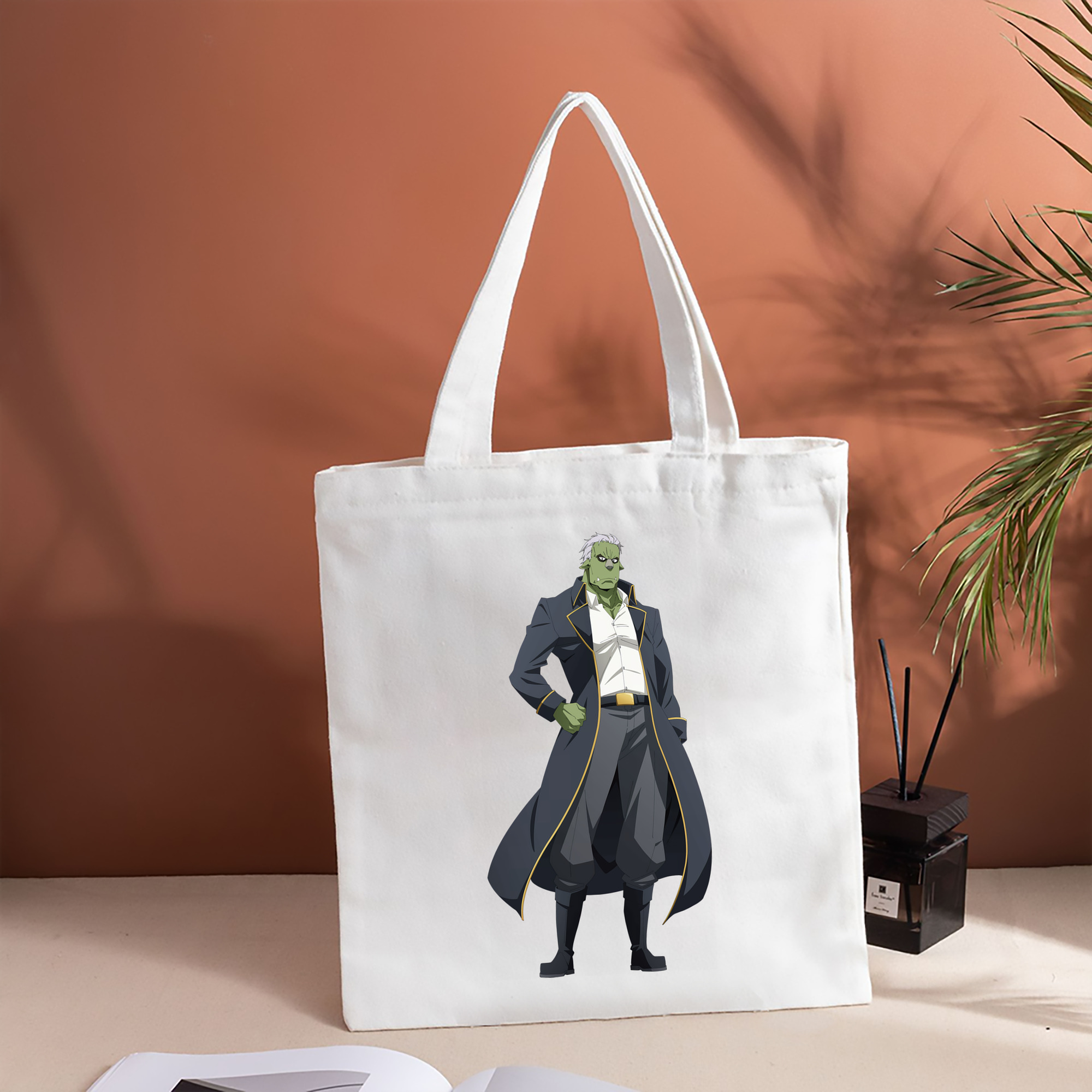 転スラ Regarding Reincarnated to Slime 縦型キャンバス生地手提げバッグ　トートバッグ