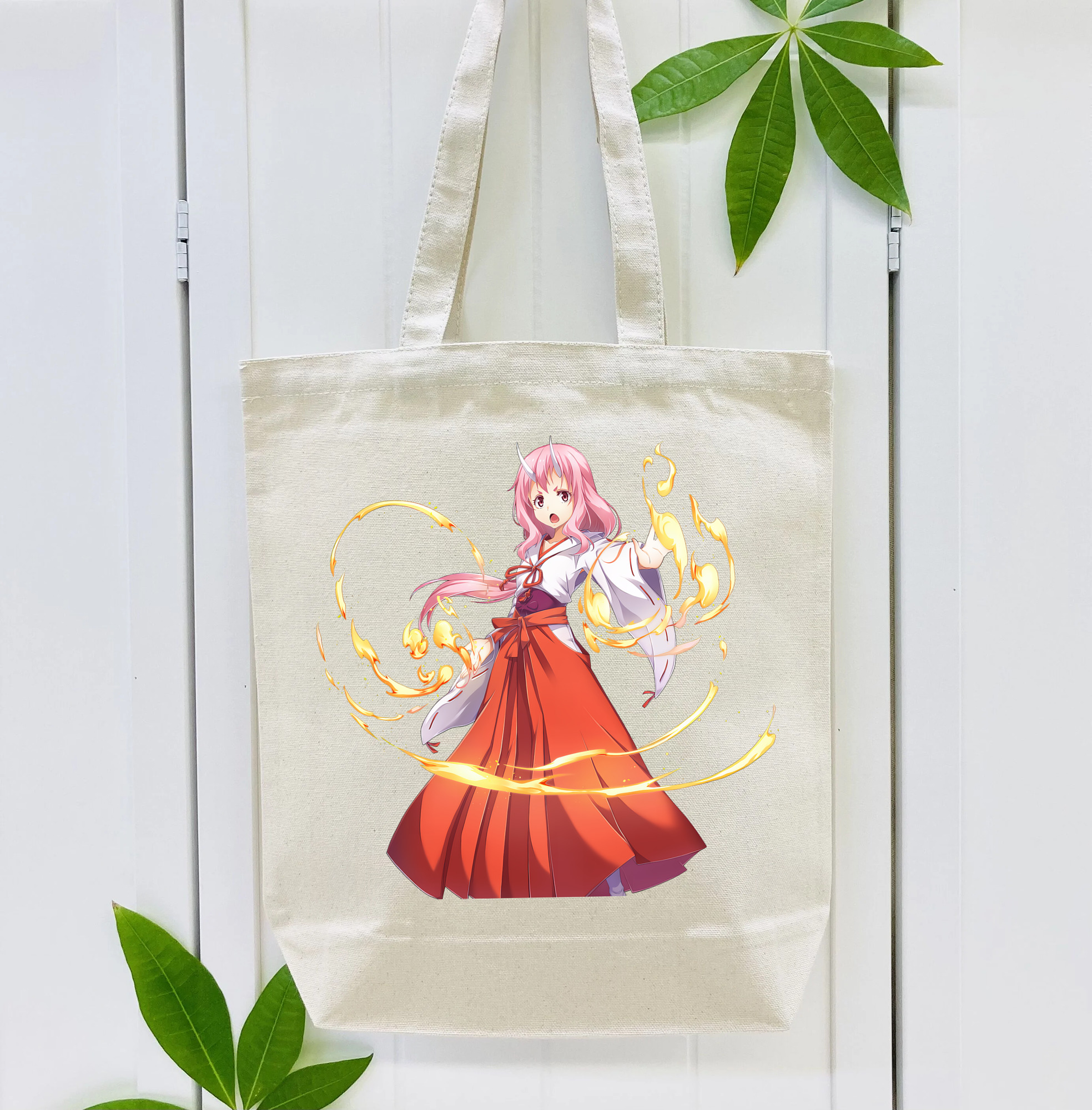 転スラ Regarding Reincarnated to Slime 縦型キャンバス生地手提げバッグ　トートバッグ