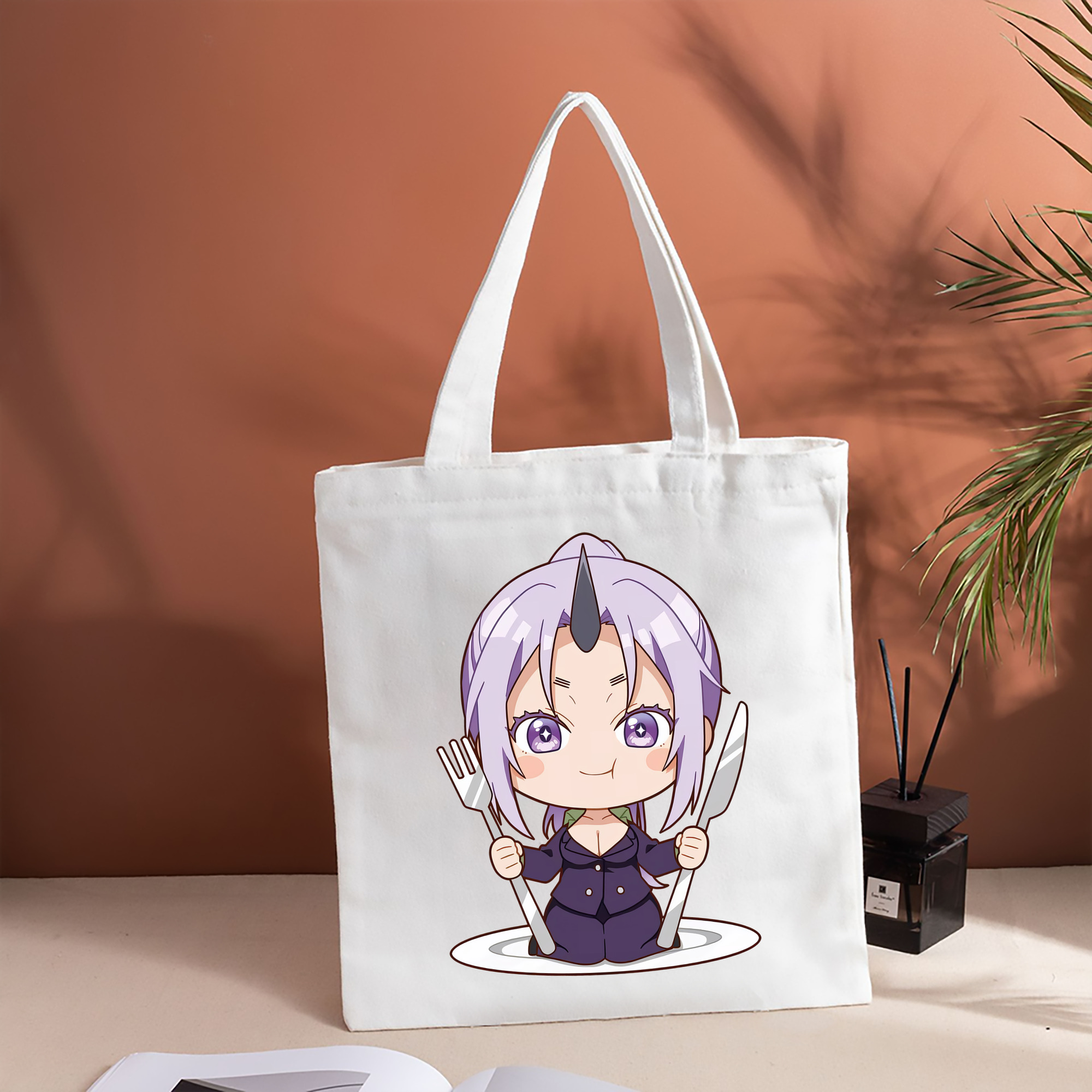 転スラ Regarding Reincarnated to Slime 縦型キャンバス生地手提げバッグ　トートバッグ