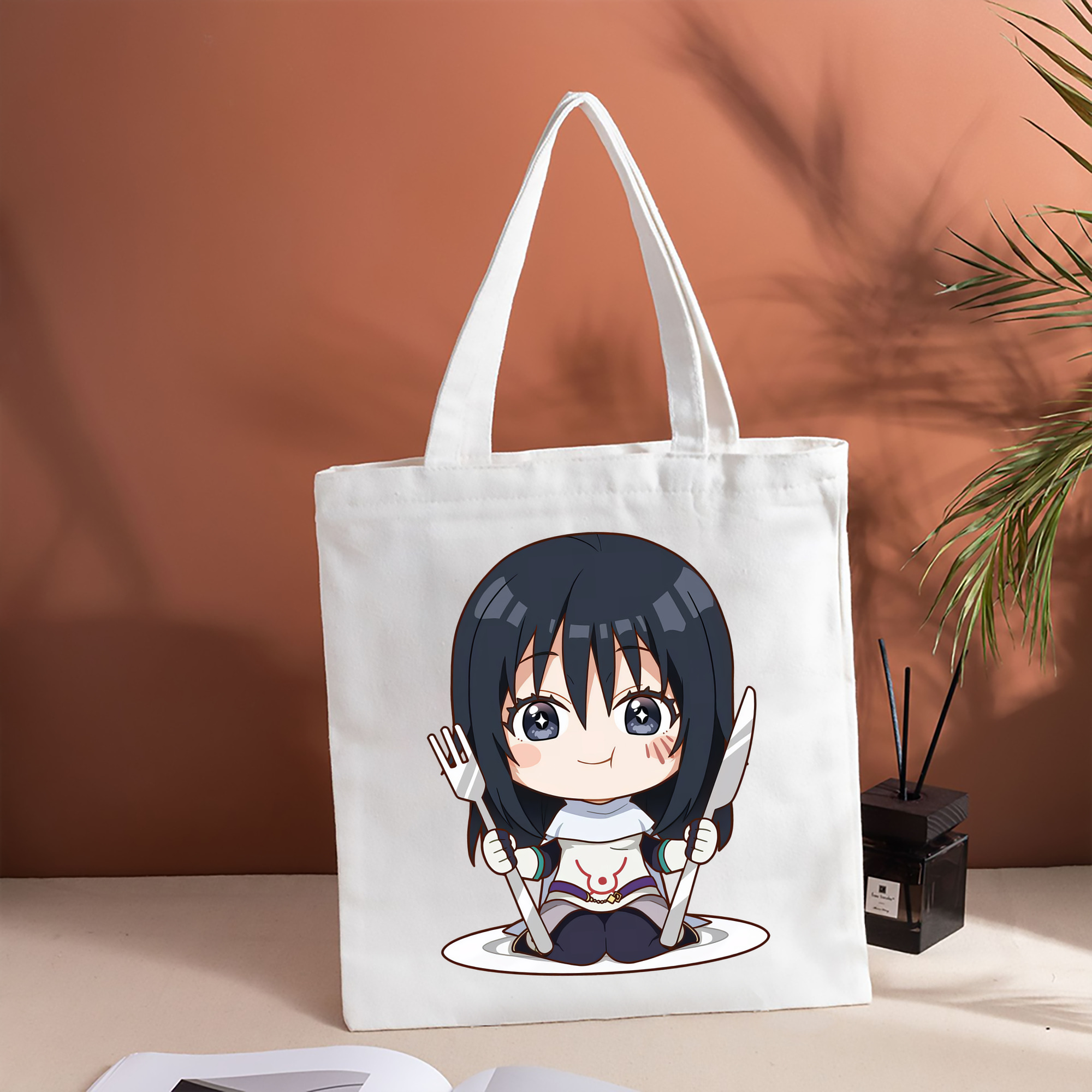 転スラ Regarding Reincarnated to Slime 縦型キャンバス生地手提げバッグ　トートバッグ