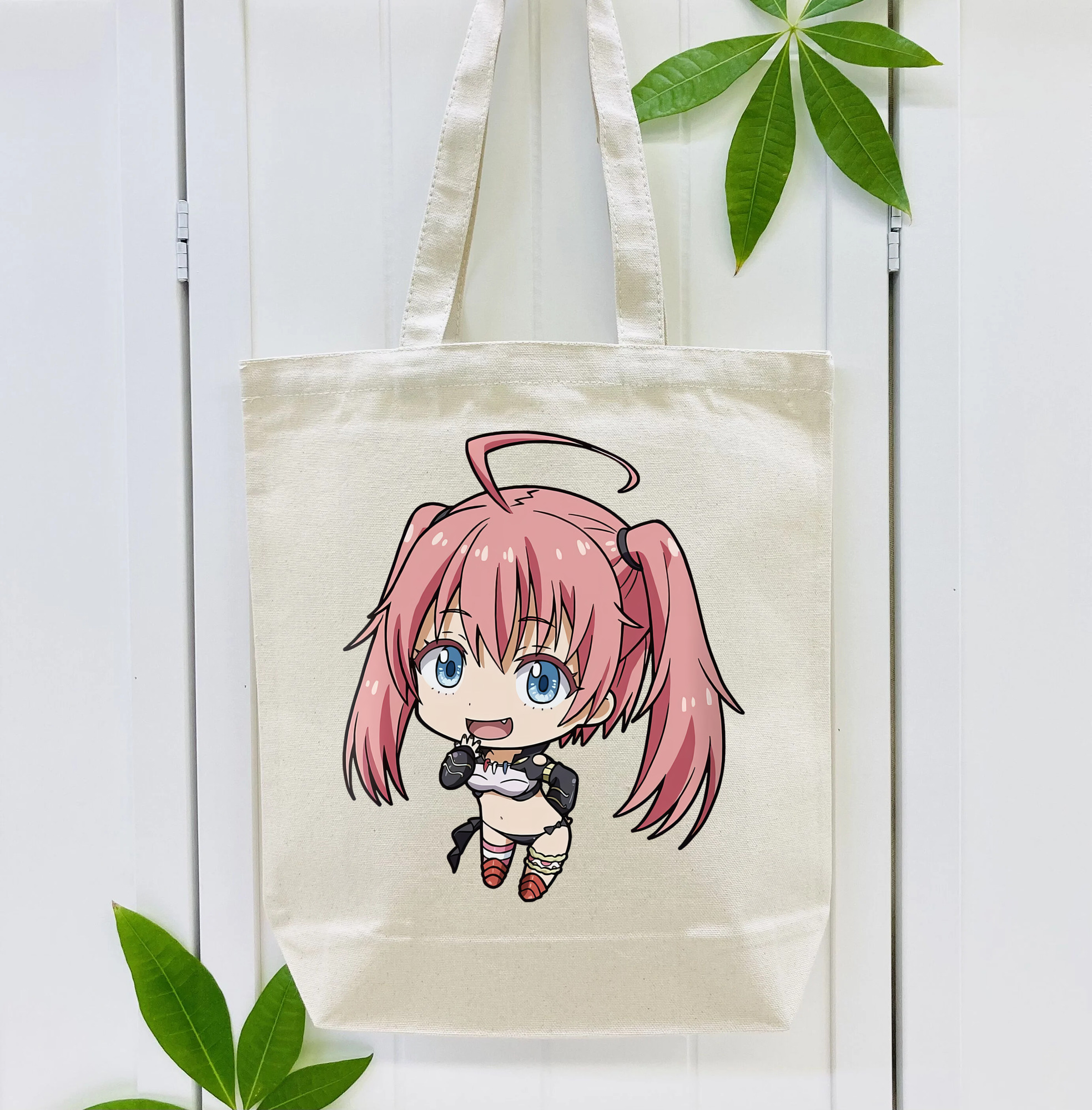 転スラ Regarding Reincarnated to Slime 縦型キャンバス生地手提げバッグ　トートバッグ