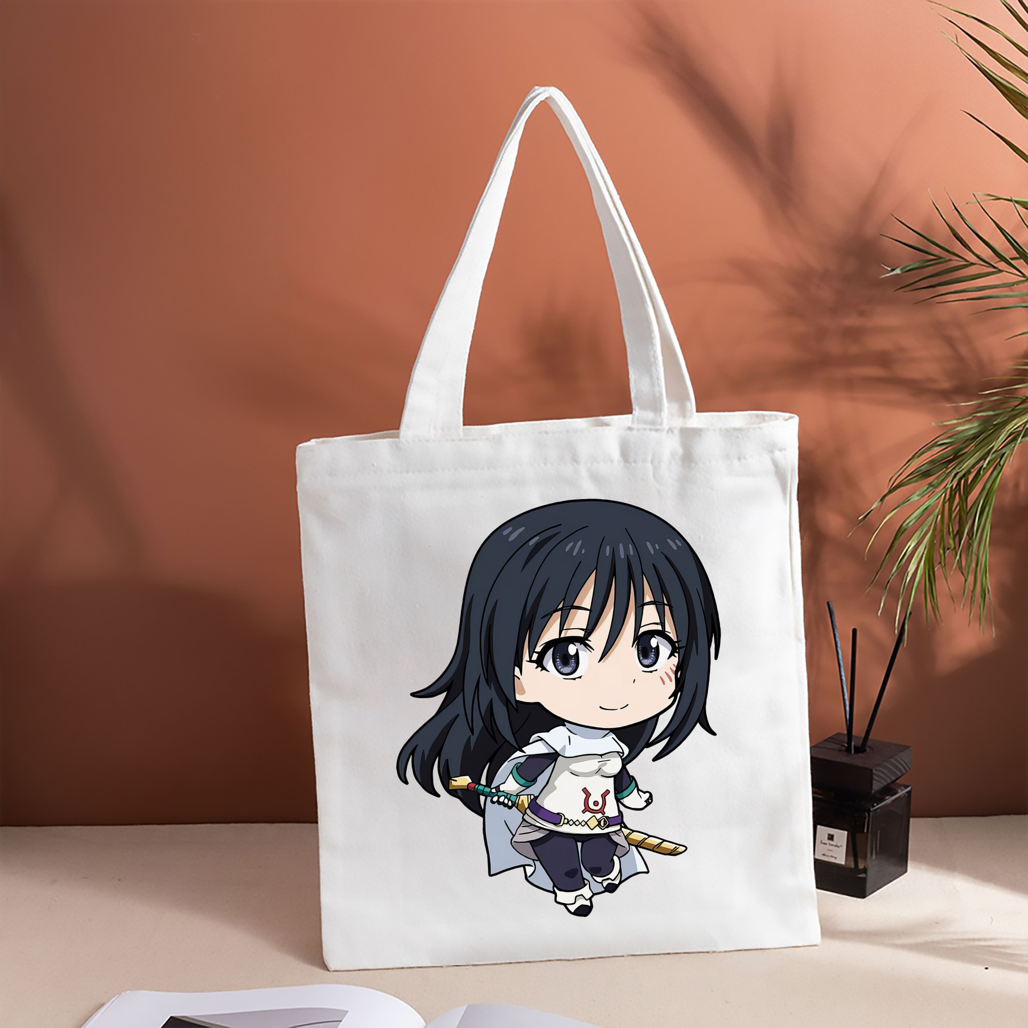 転スラ Regarding Reincarnated to Slime 縦型キャンバス生地手提げバッグ　トートバッグ