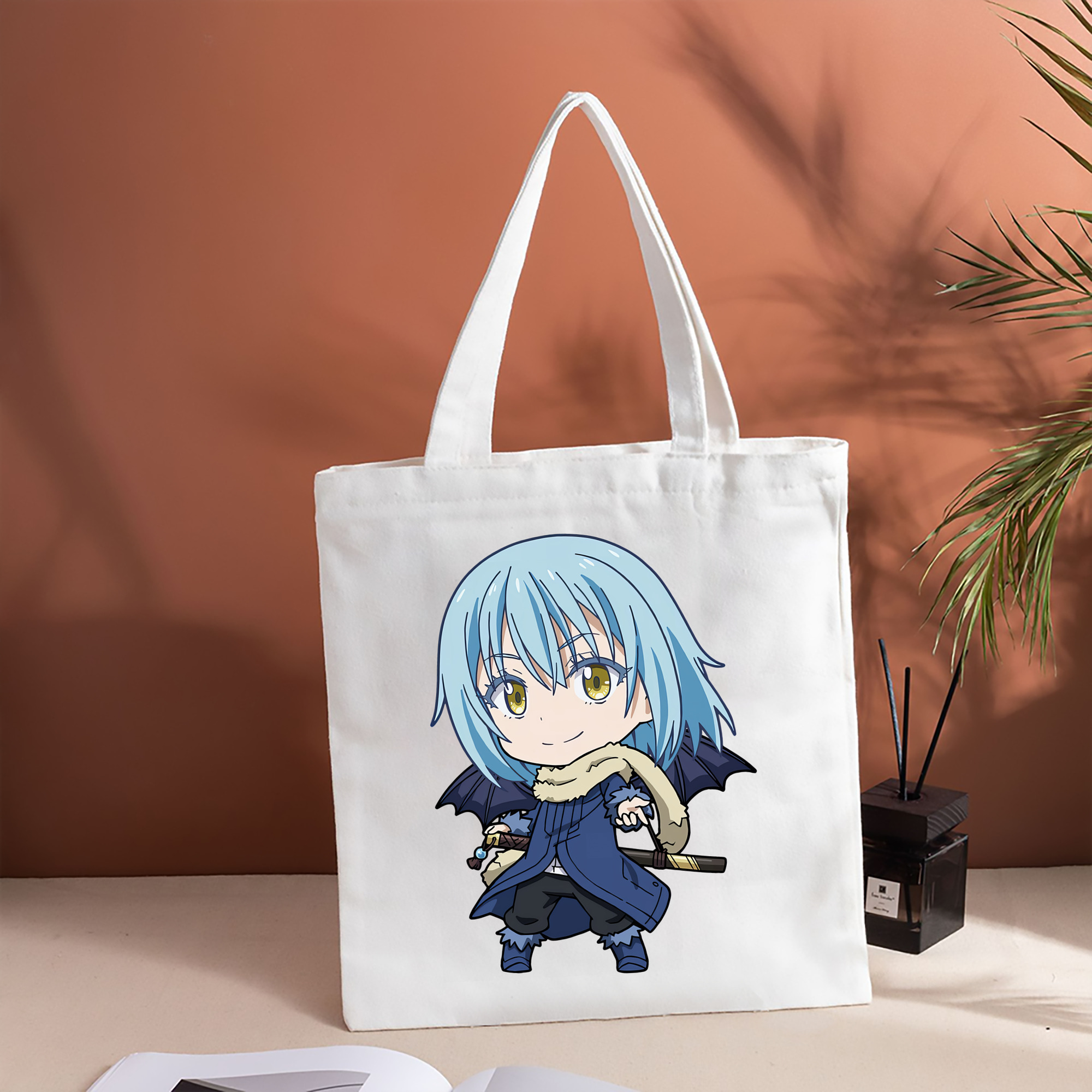 転スラ Regarding Reincarnated to Slime 縦型キャンバス生地手提げバッグ　トートバッグ
