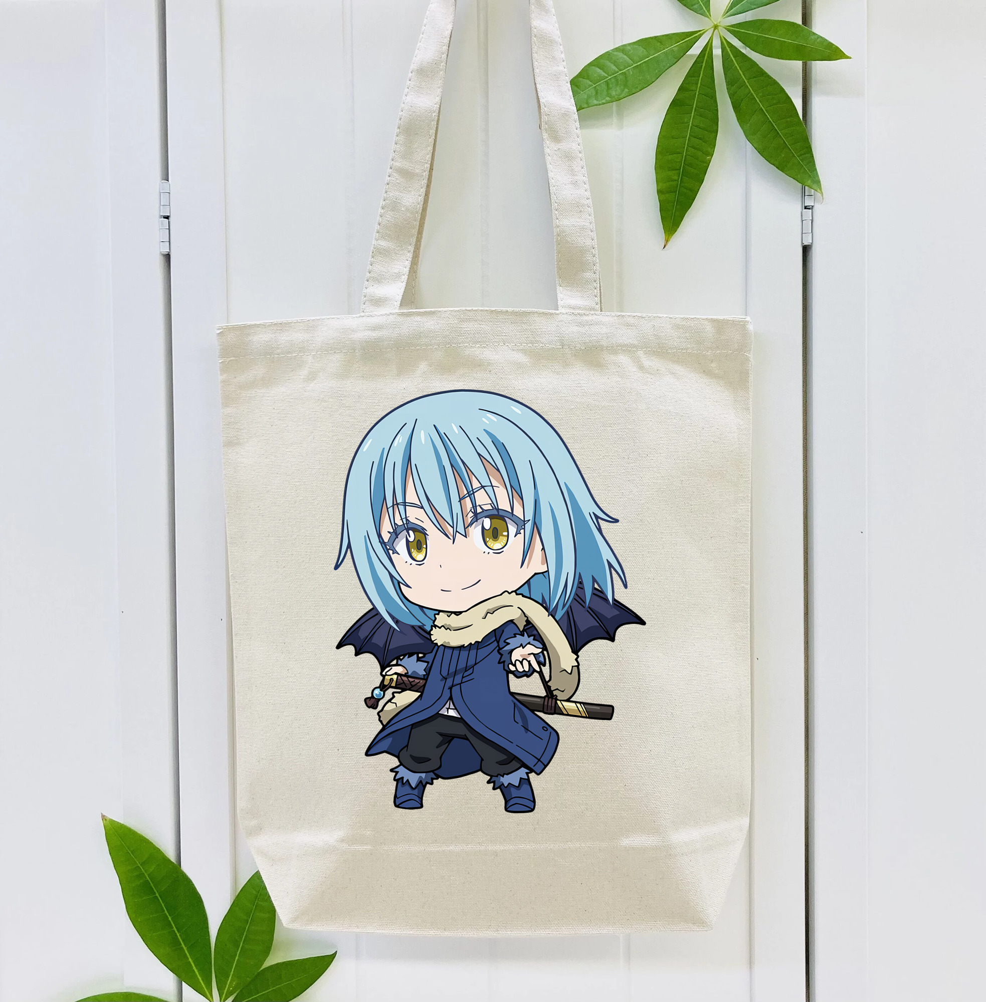 転スラ Regarding Reincarnated to Slime 縦型キャンバス生地手提げバッグ　トートバッグ