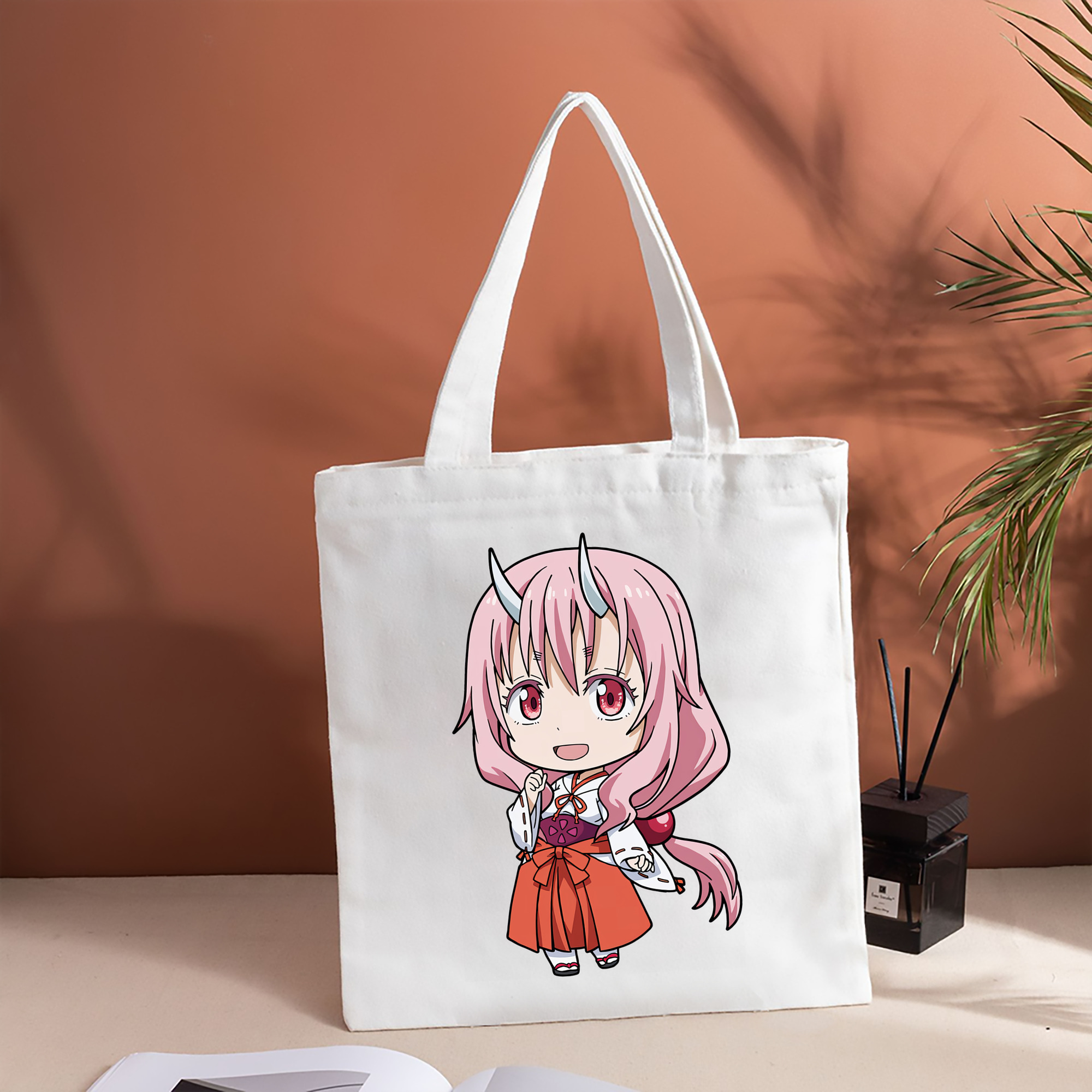 転スラ Regarding Reincarnated to Slime 縦型キャンバス生地手提げバッグ　トートバッグ