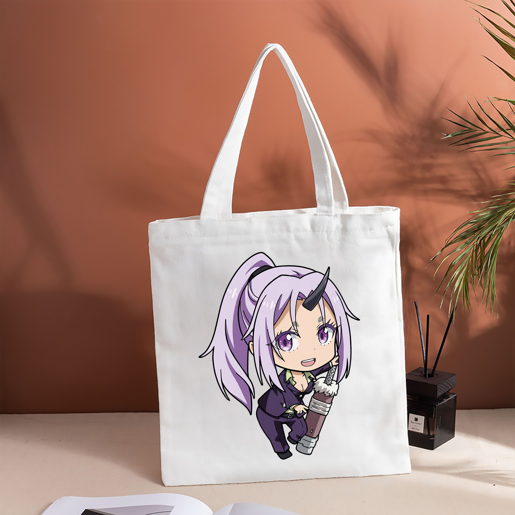 転スラ Regarding Reincarnated to Slime 縦型キャンバス生地手提げバッグ　トートバッグ