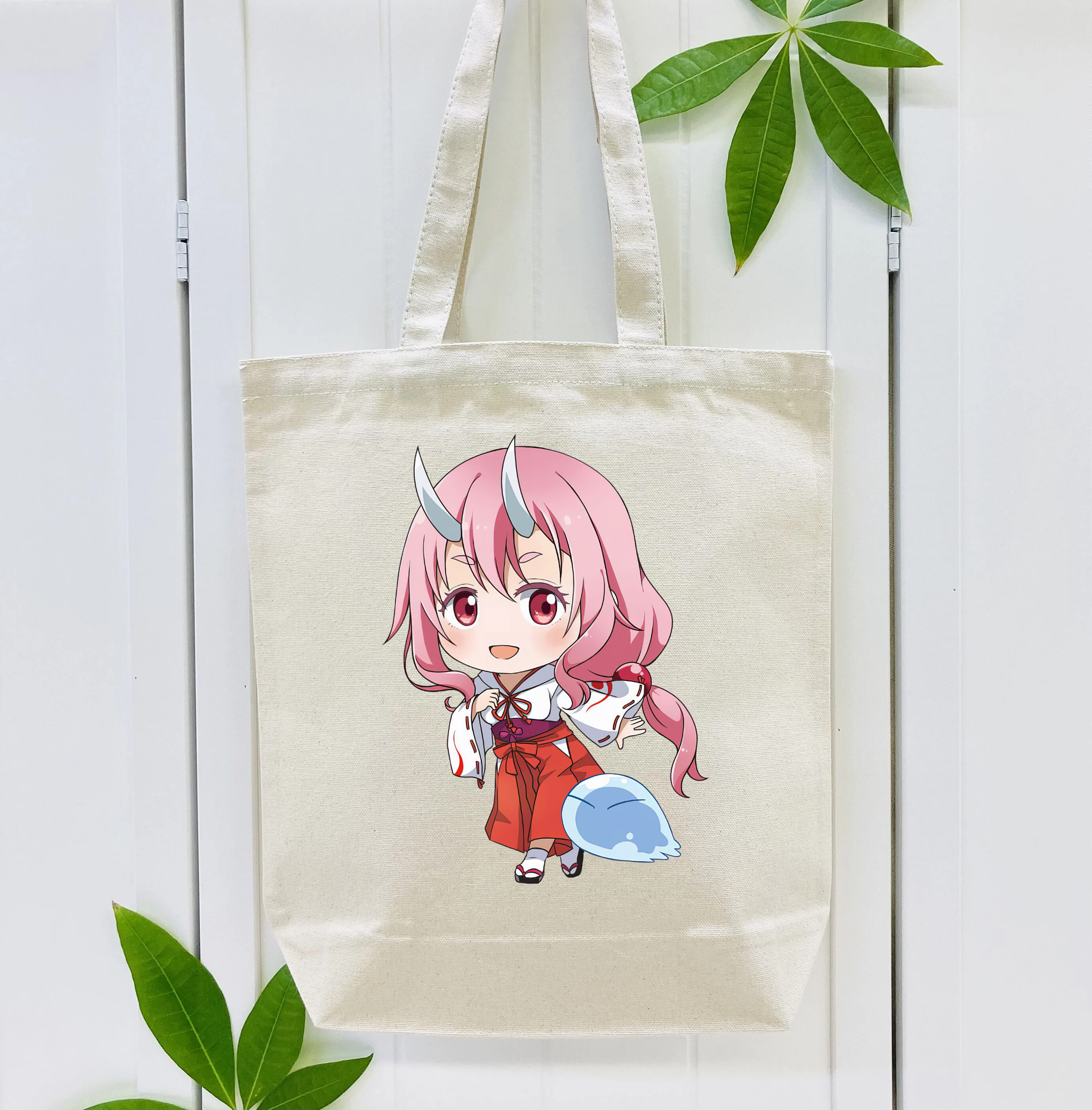 転スラ Regarding Reincarnated to Slime 縦型キャンバス生地手提げバッグ　トートバッグ
