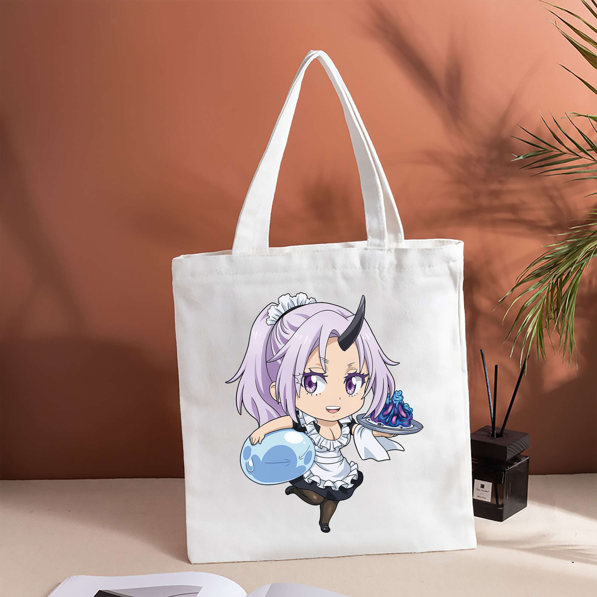 転スラ Regarding Reincarnated to Slime 縦型キャンバス生地手提げバッグ　トートバッグ
