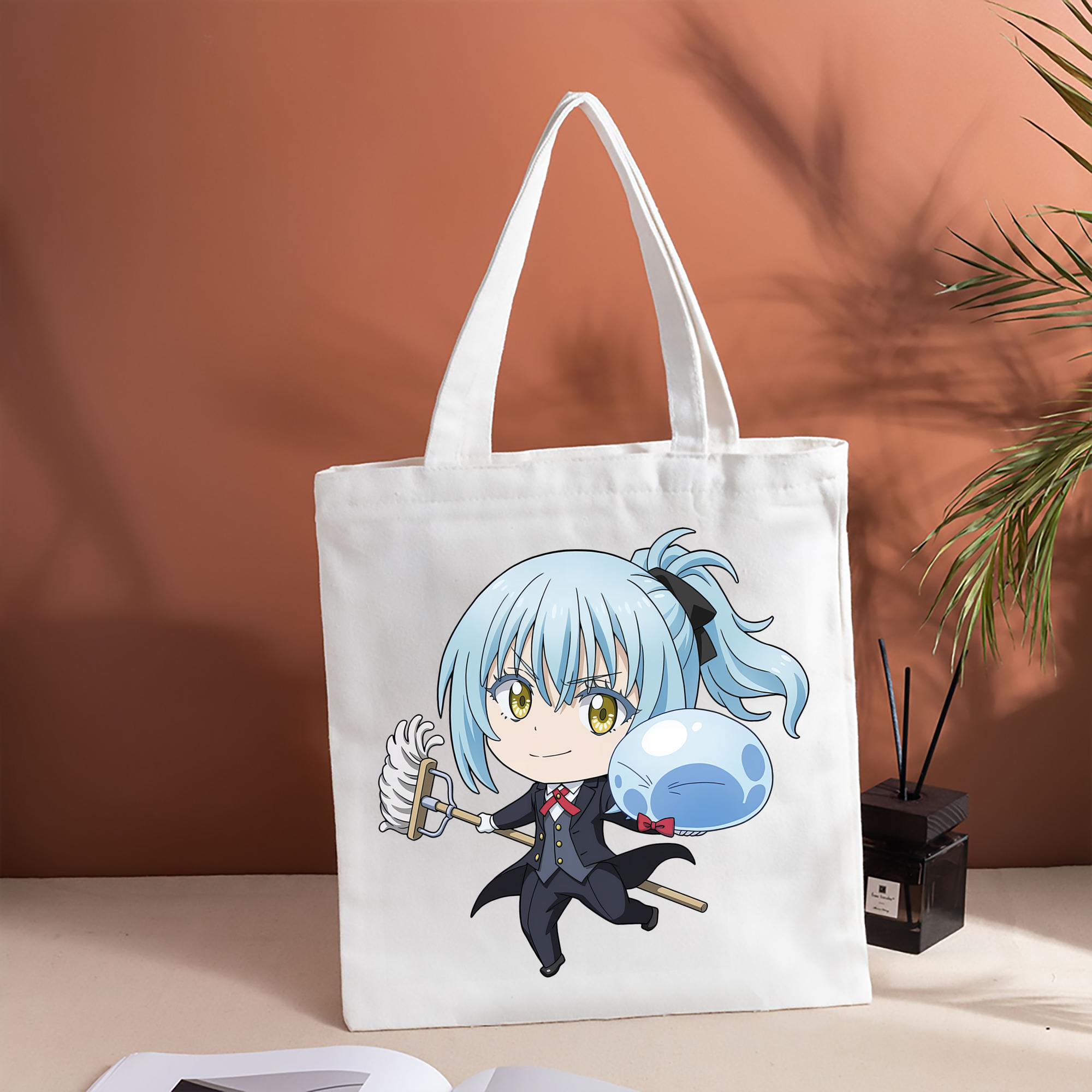 転スラ Regarding Reincarnated to Slime 縦型キャンバス生地手提げバッグ　トートバッグ
