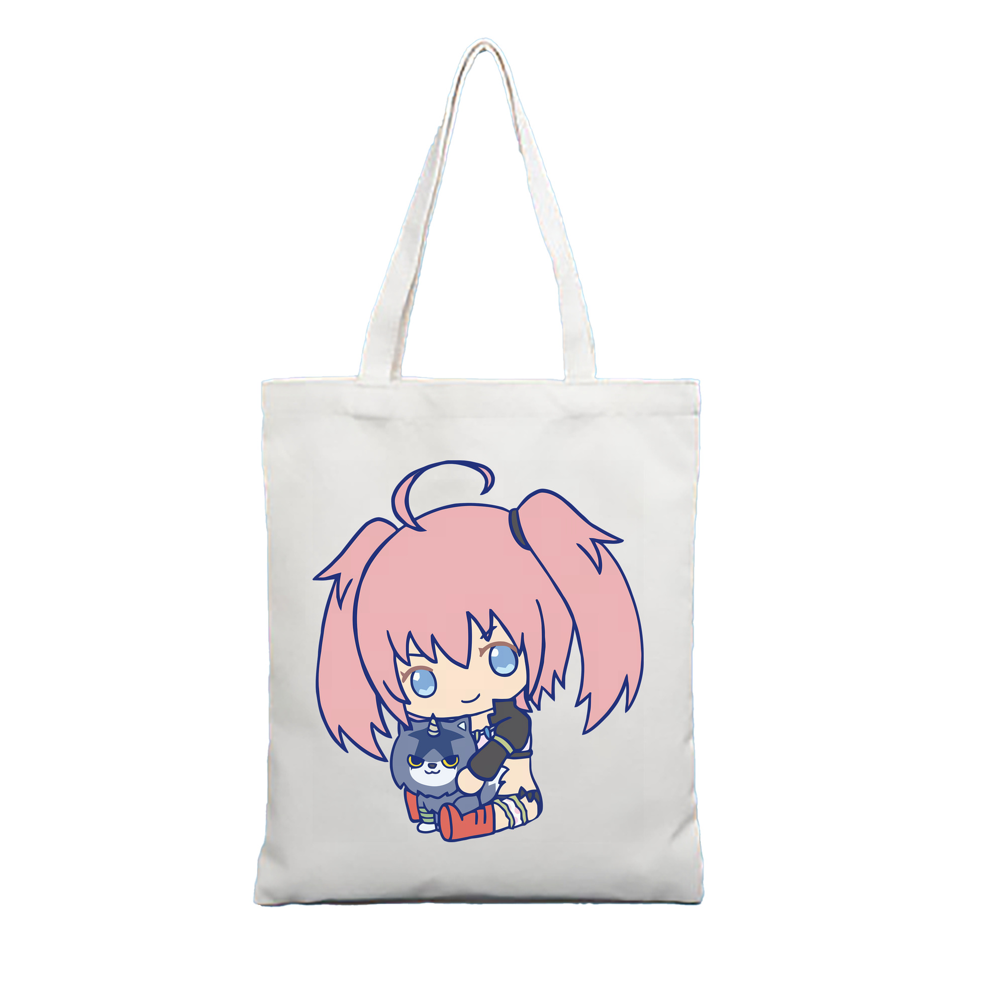 （画像用） 転スラ Regarding Reincarnated to Slime 縦型キャンバス生地手提げバッグ　トートバッグ