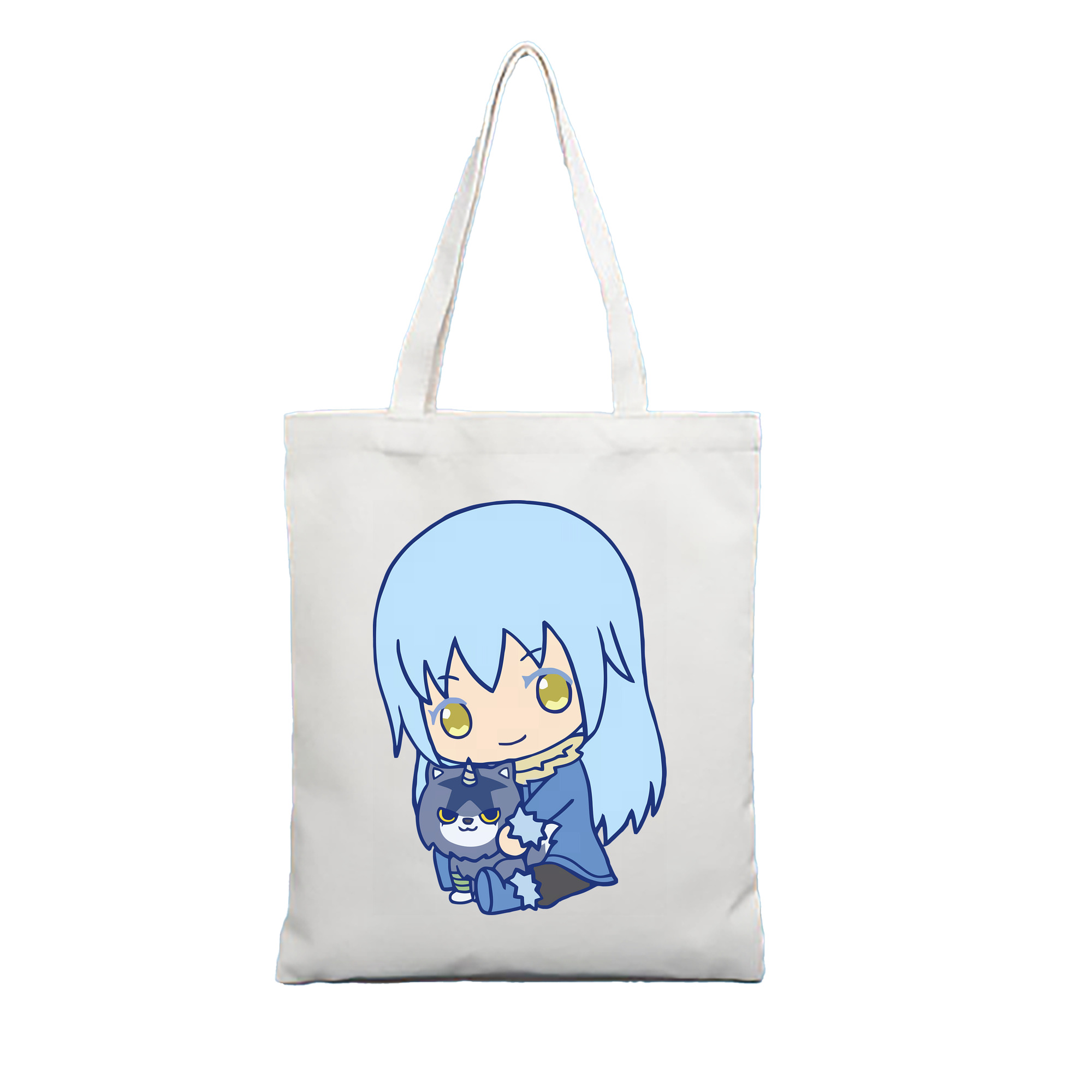 （画像用） 転スラ Regarding Reincarnated to Slime 縦型キャンバス生地手提げバッグ　トートバッグ