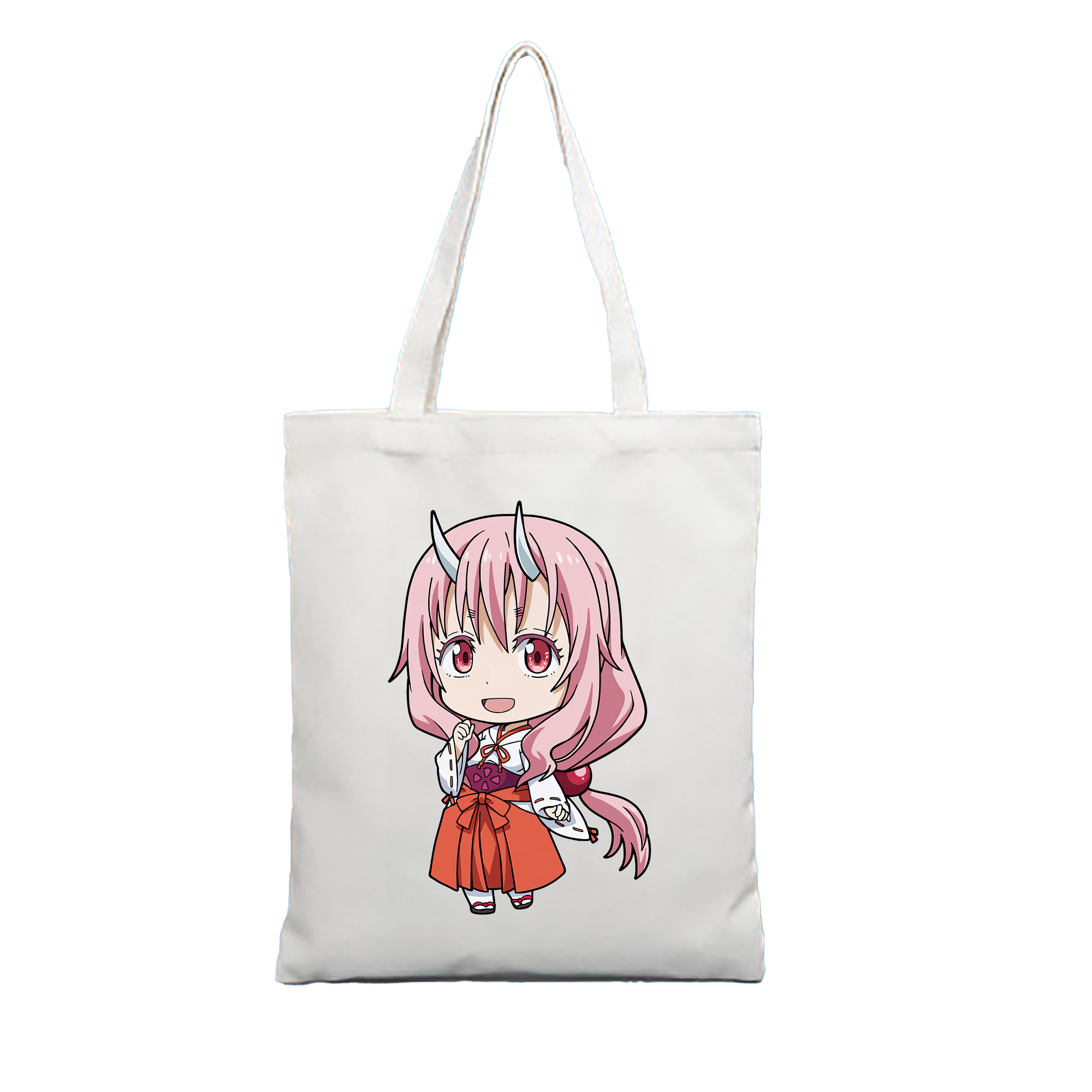 （画像用） 転スラ Regarding Reincarnated to Slime 縦型キャンバス生地手提げバッグ　トートバッグ