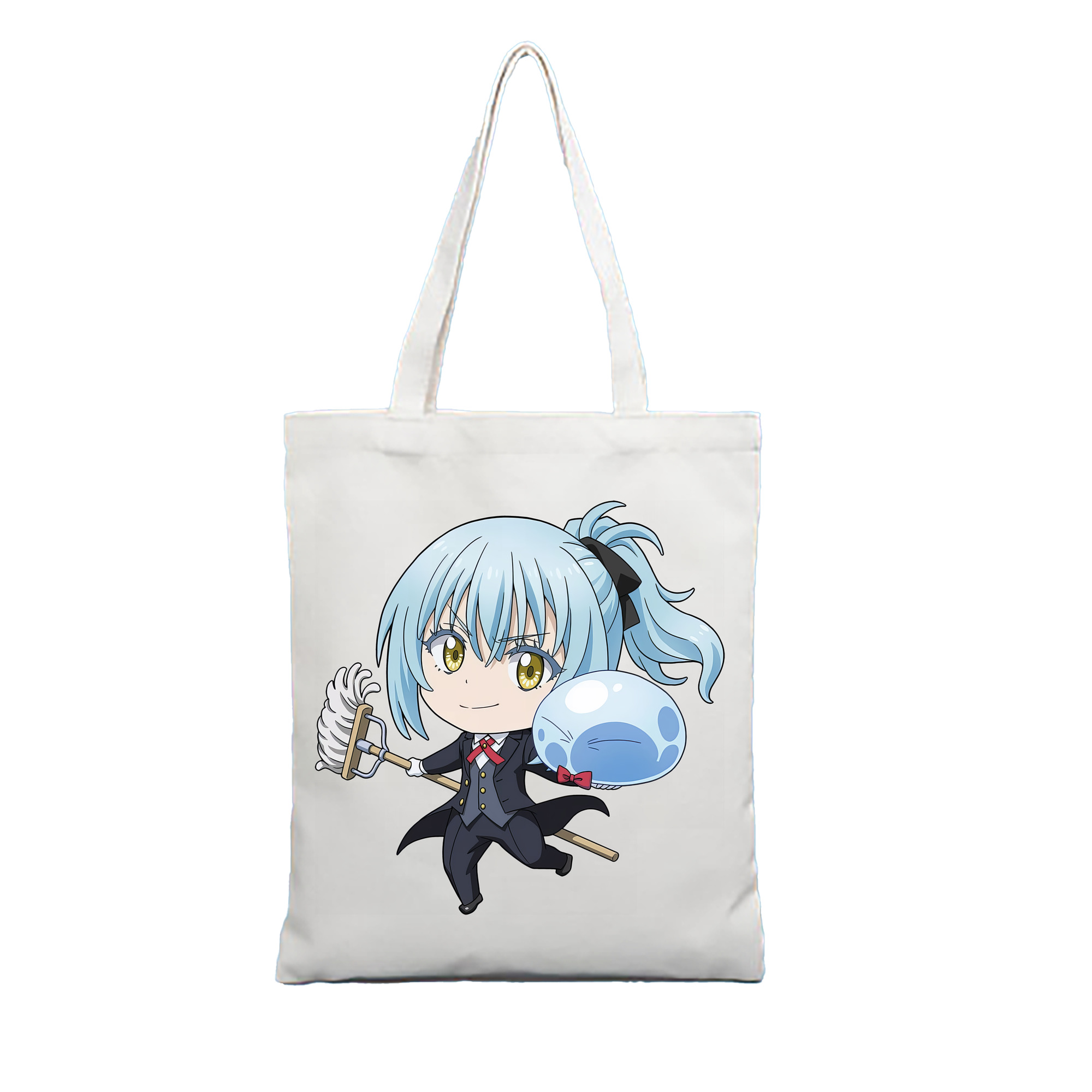 （画像用） 転スラ Regarding Reincarnated to Slime 縦型キャンバス生地手提げバッグ　トートバッグ