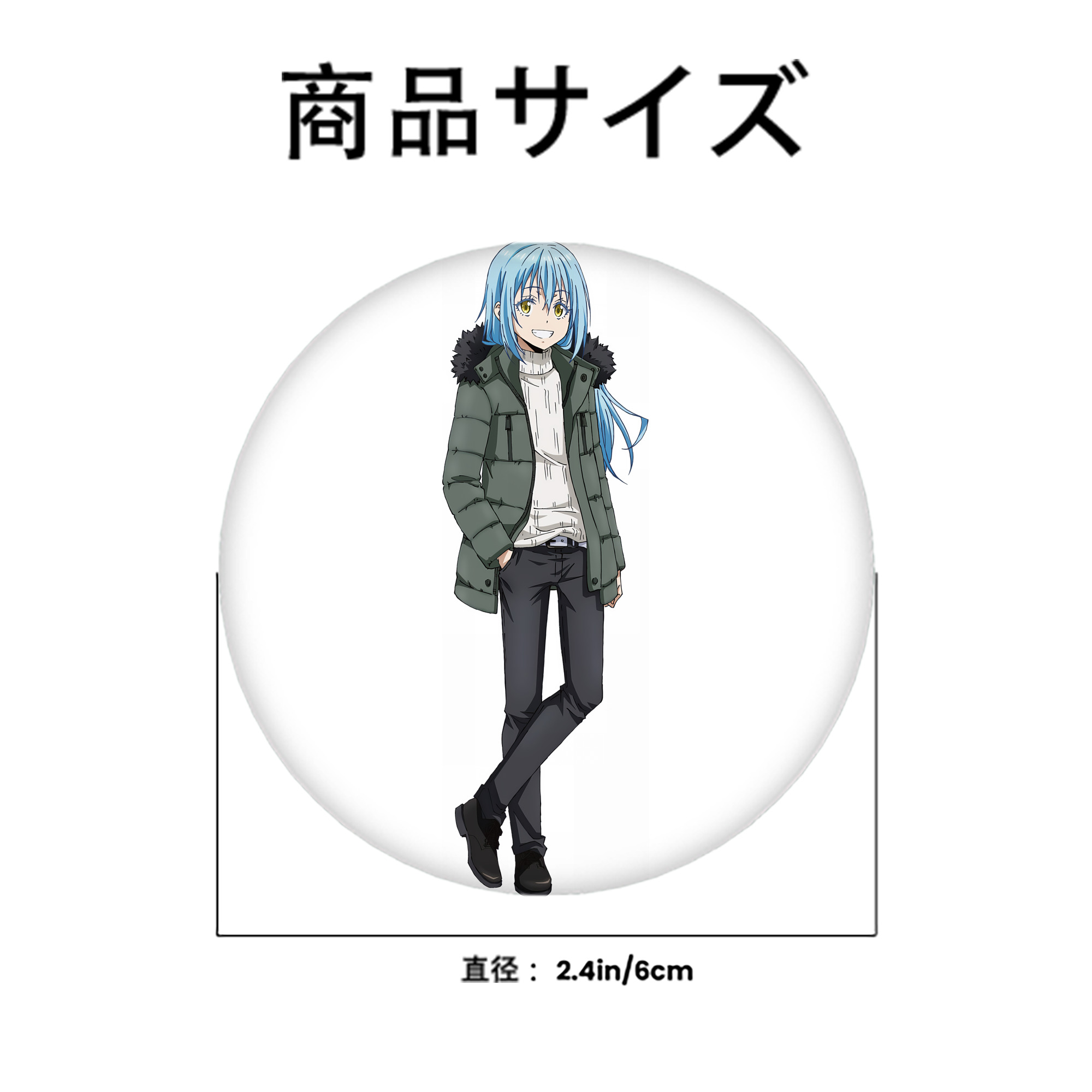 転スラ Regarding Reincarnated to Slime 6cm 缶バッジ 複数セット