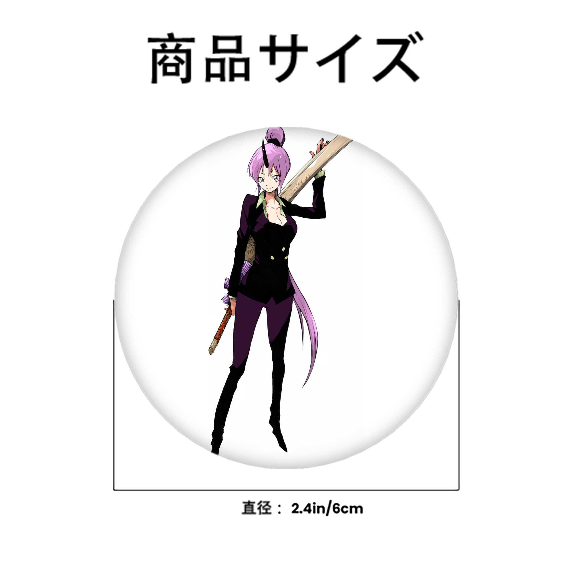 転スラ Regarding Reincarnated to Slime 6cm 缶バッジ 複数セット