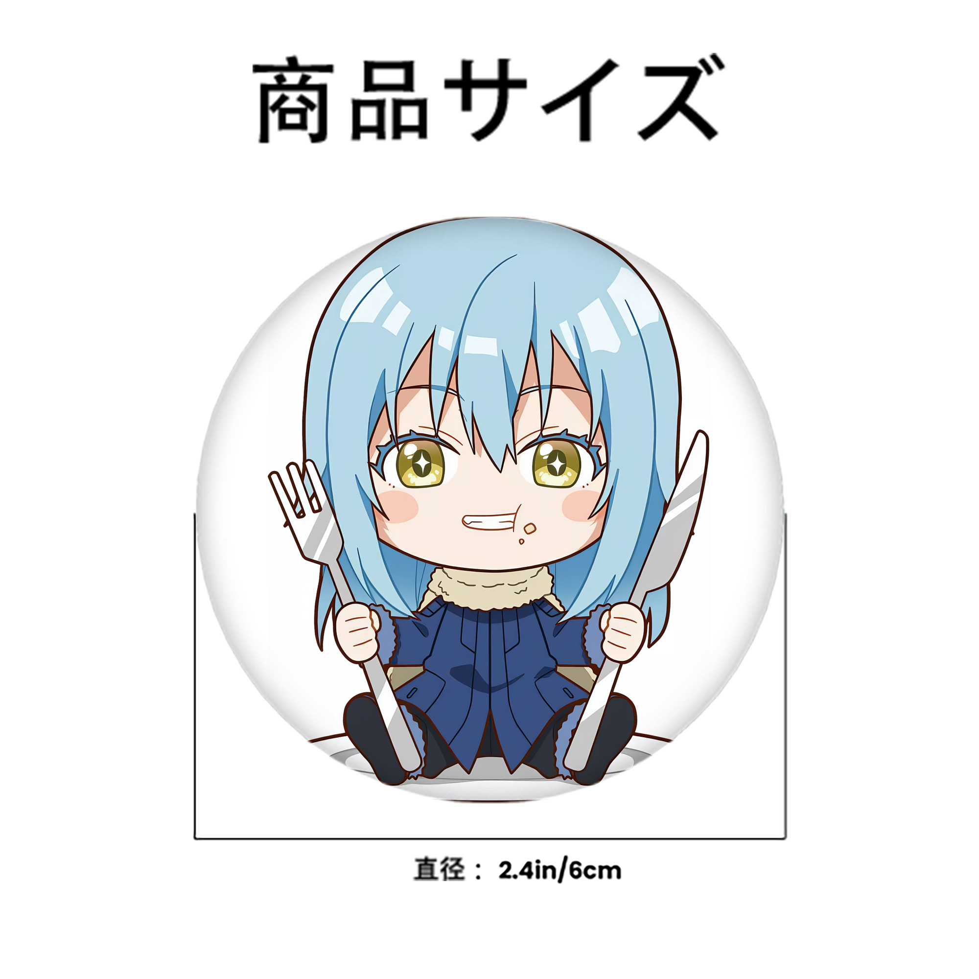 転スラ Regarding Reincarnated to Slime 6cm 缶バッジ 複数セット