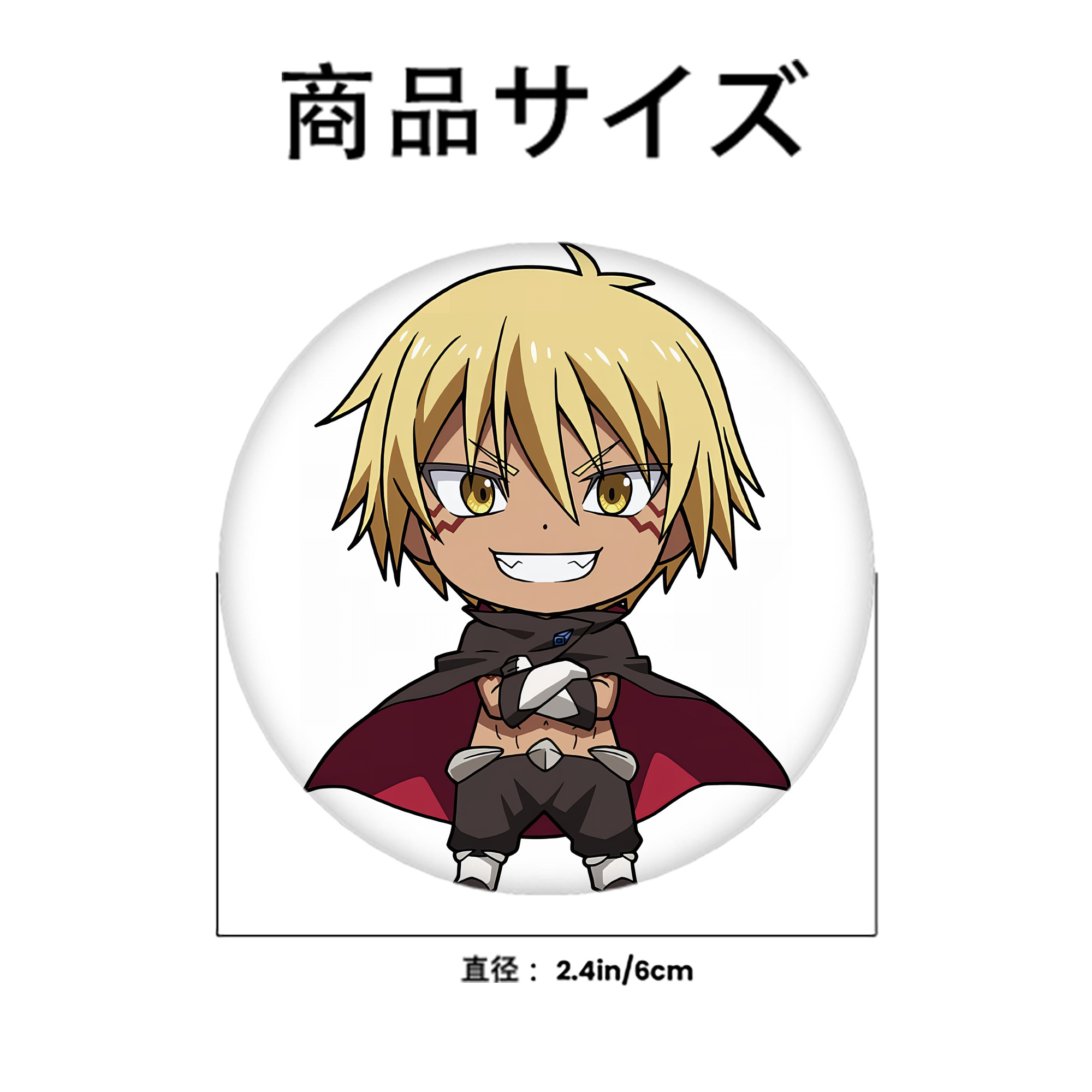 転スラ Regarding Reincarnated to Slime 6cm 缶バッジ 複数セット