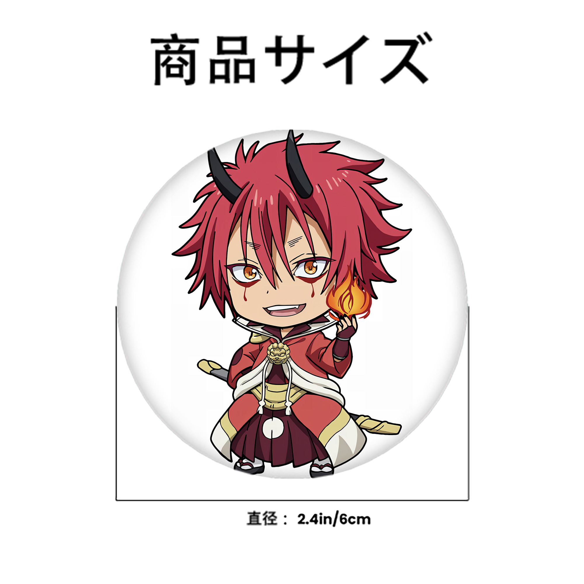 転スラ Regarding Reincarnated to Slime 6cm 缶バッジ 複数セット