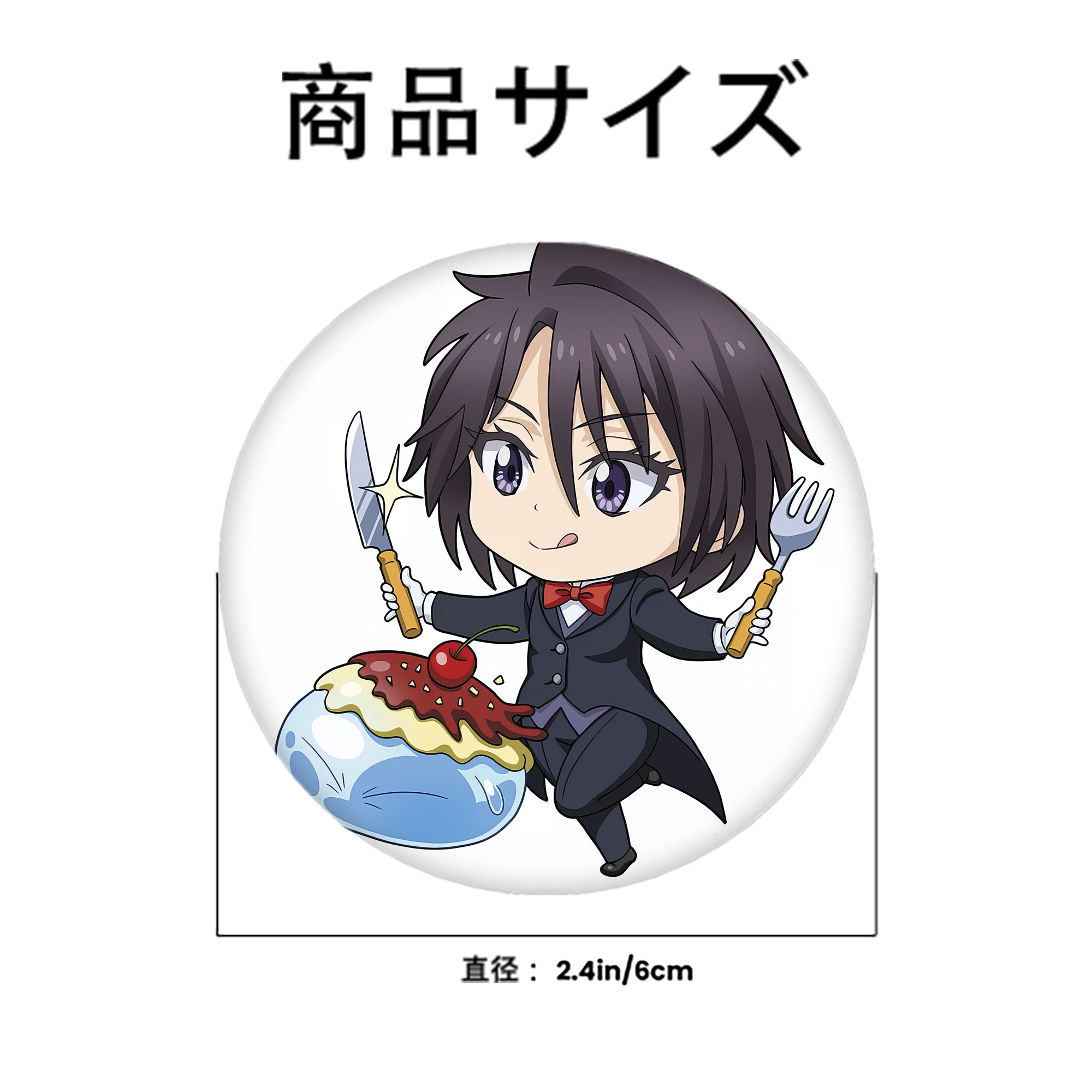 転スラ Regarding Reincarnated to Slime 6cm 缶バッジ 複数セット
